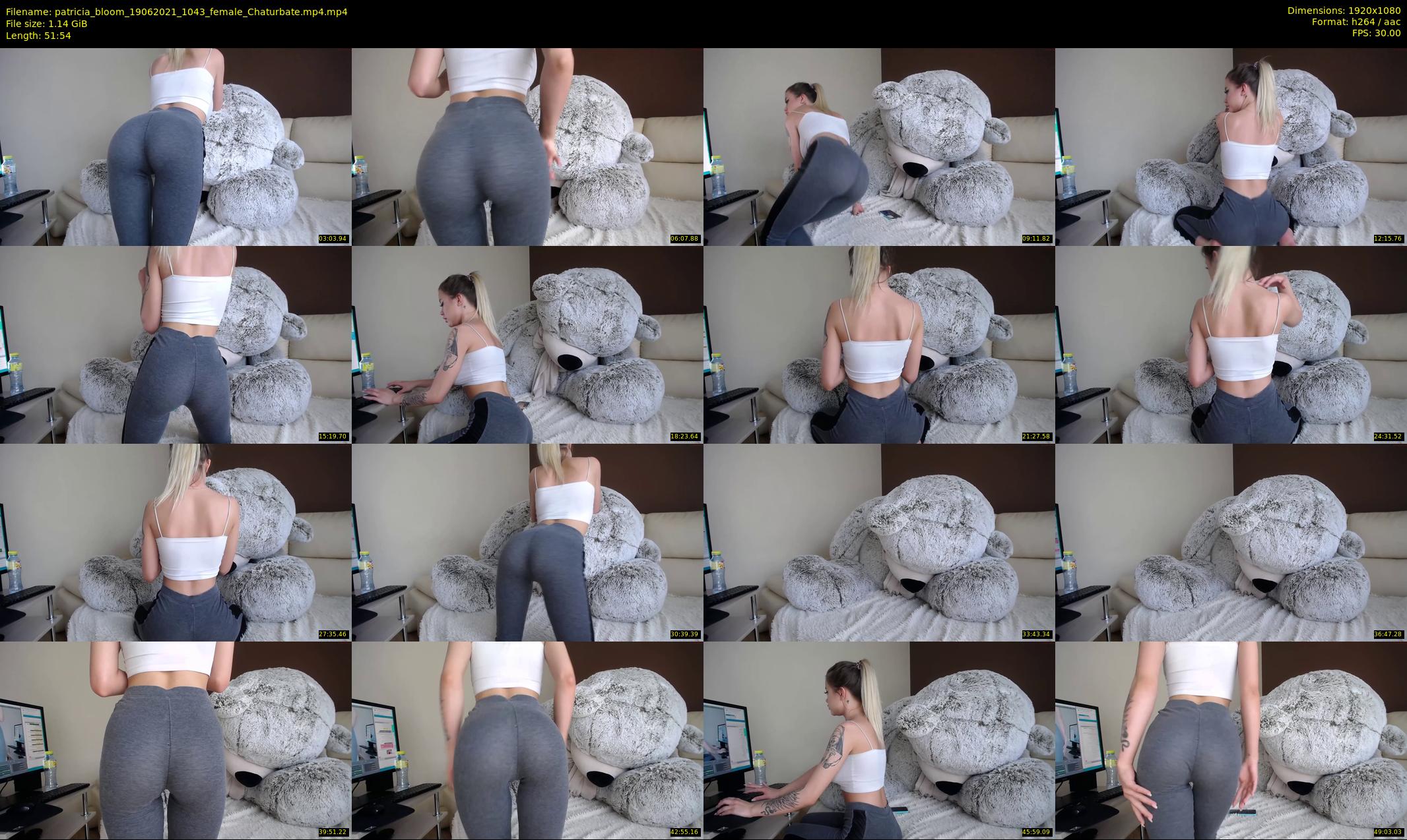 patricia_bloom — 52 minute Chaturbate female cam show recording, 1080p, Jun 19, 2021