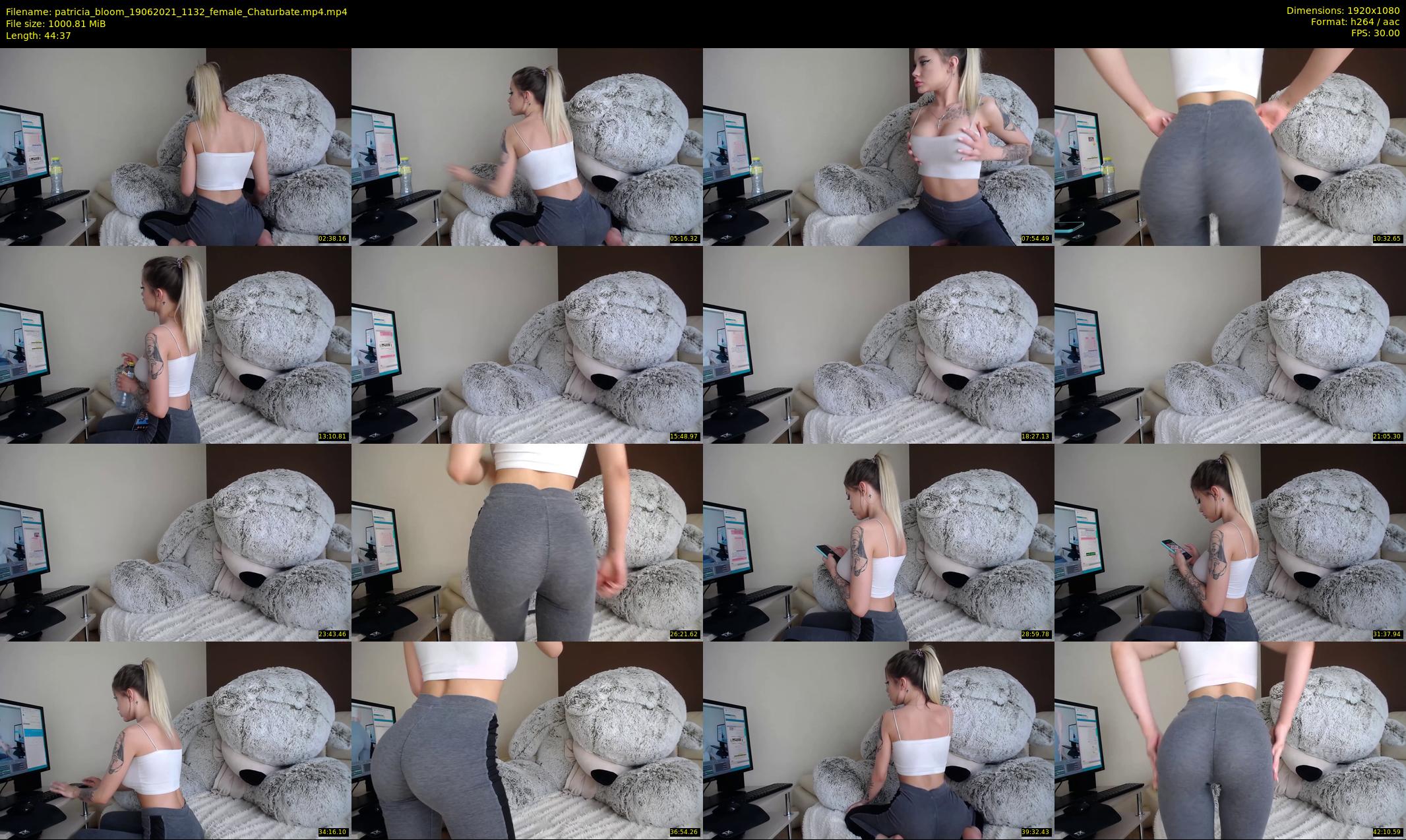 patricia_bloom — 45 minute Chaturbate female cam show recording, 1080p, Jun 19, 2021