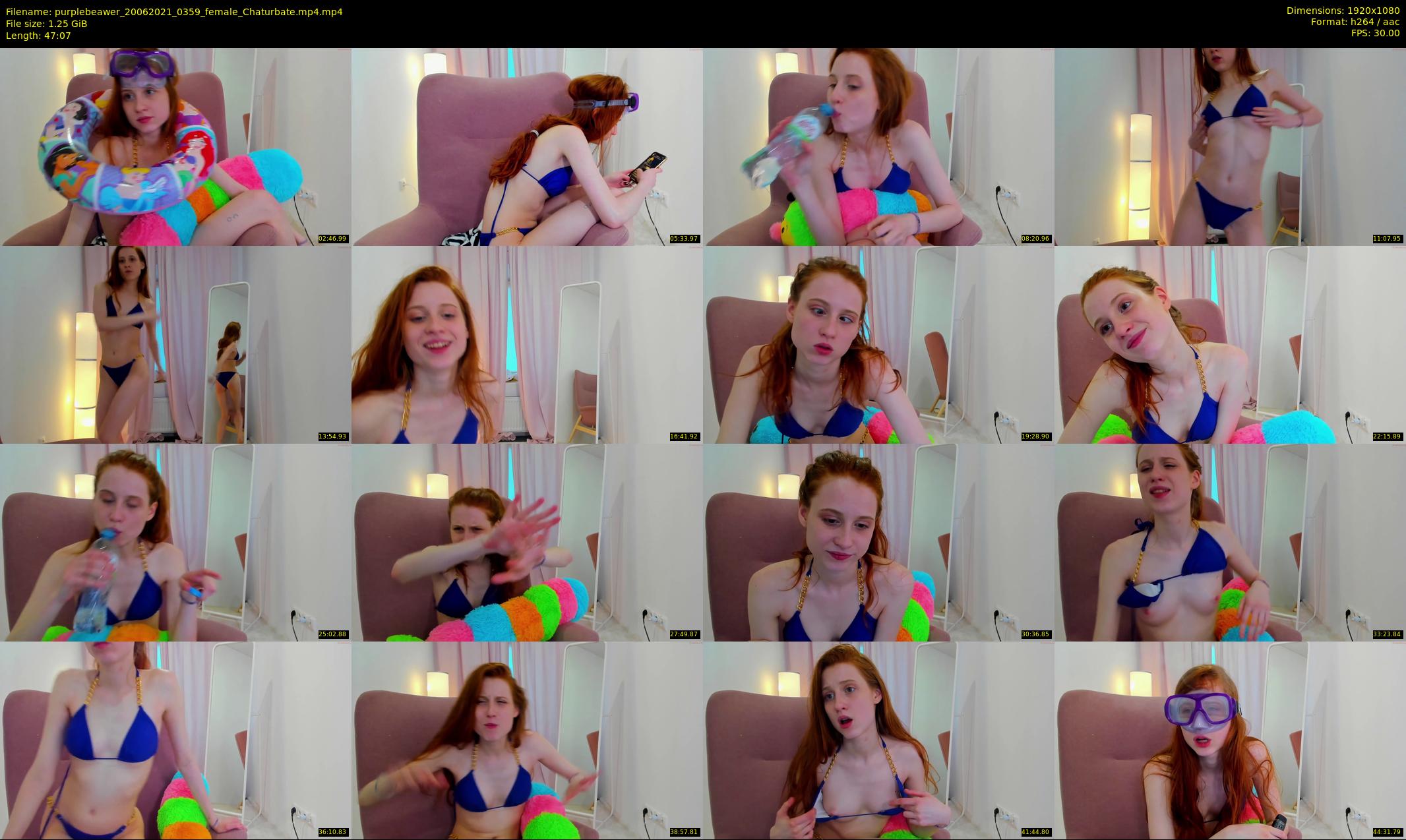 purplebeawer — 48 minute Chaturbate female cam show recording, 1080p, Jun 20, 2021