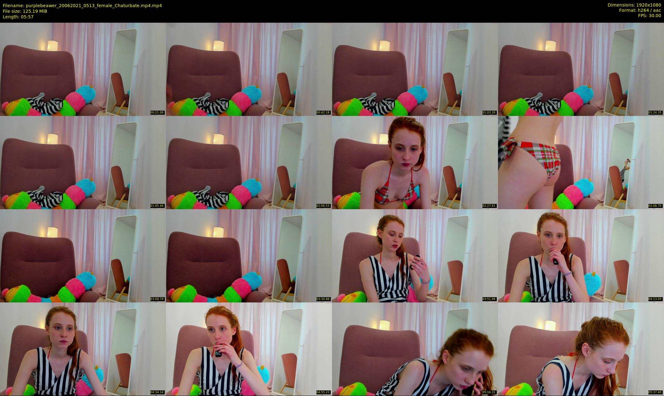 purplebeawer — 6 minute Chaturbate female cam show recording, 1080p, Jun 20, 2021