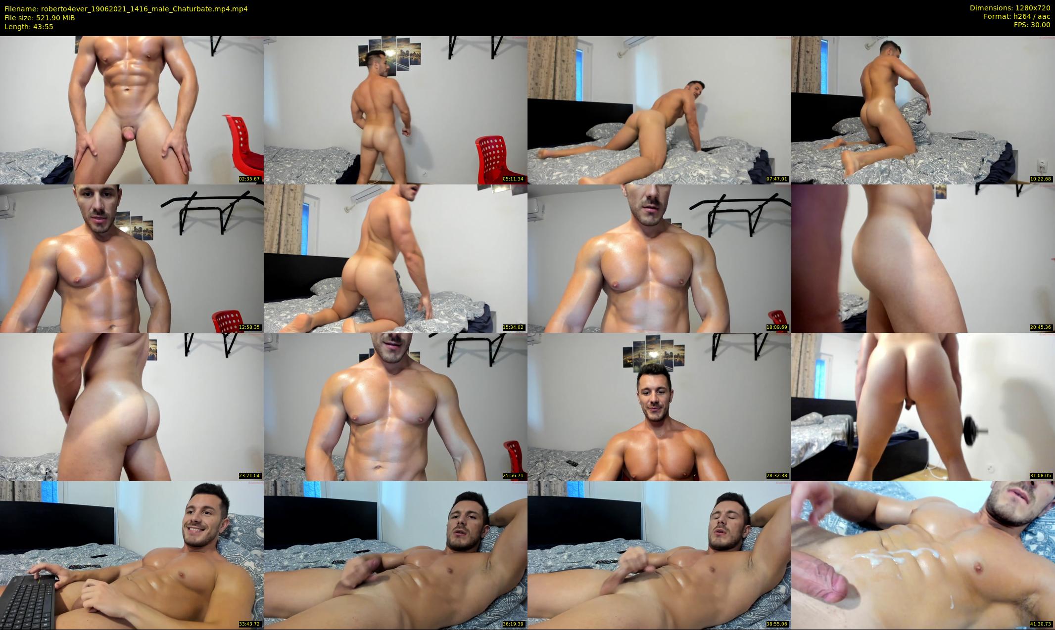 roberto4ever — 44 minute Chaturbate male cam show recording, 720p, Jun 19, 2021