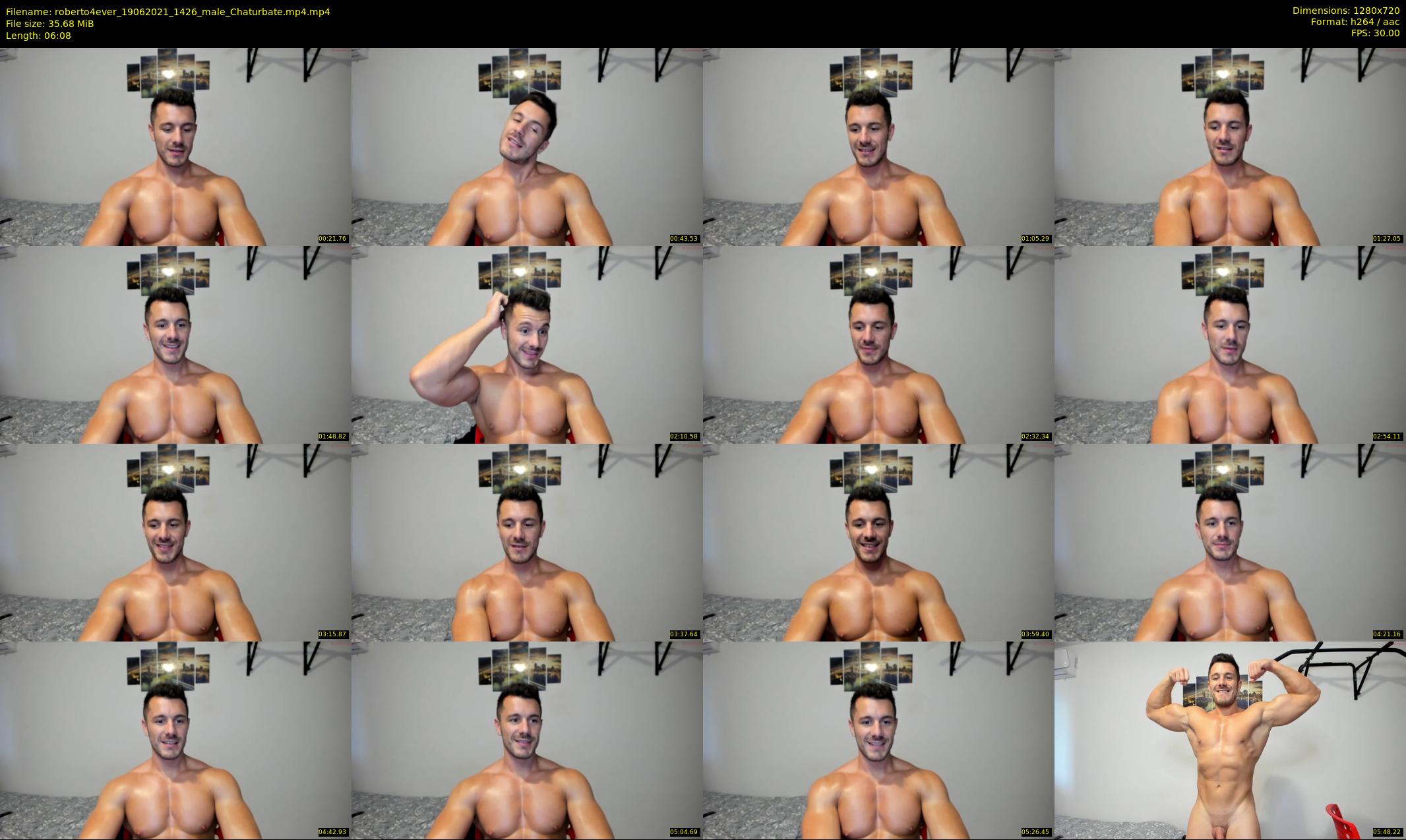roberto4ever — 7 minute Chaturbate male cam show recording, 720p, Jun 19, 2021