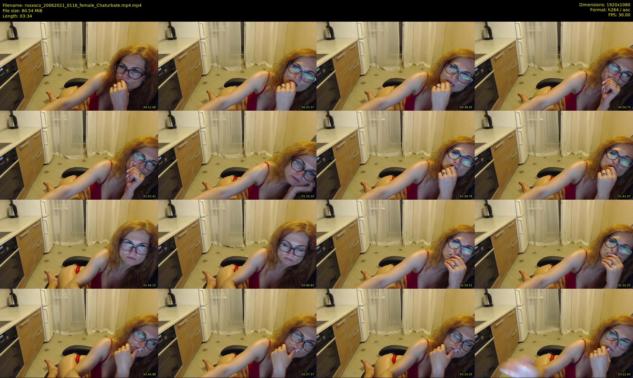 roxxxco — 4 minute Chaturbate female cam show recording, 1080p, Jun 20, 2021