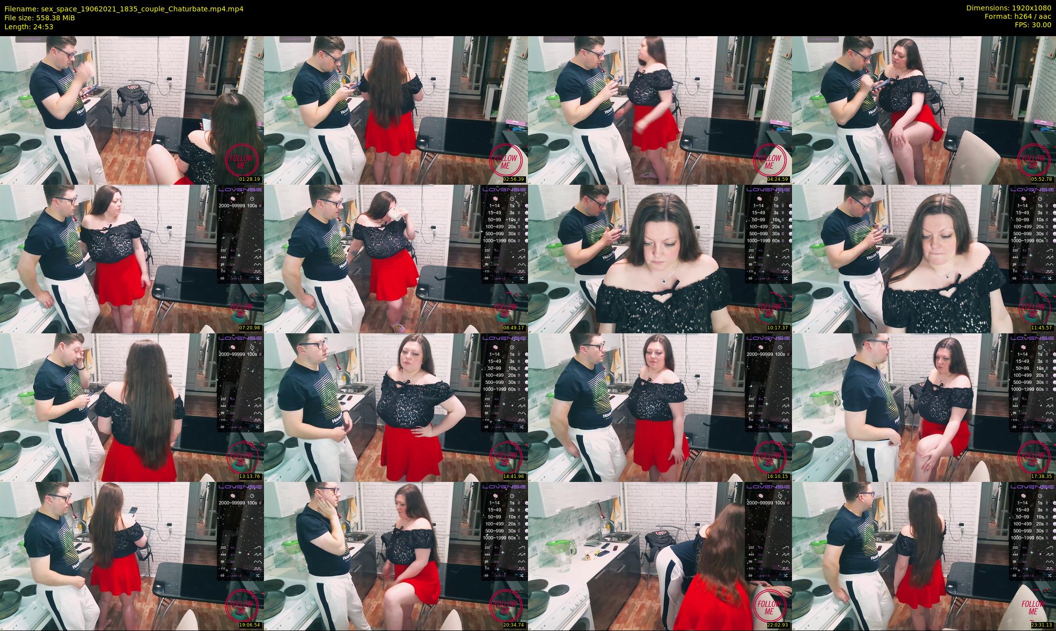 sex_space — 25 minute Chaturbate couple cam show recording, 1080p, Jun 19, 2021