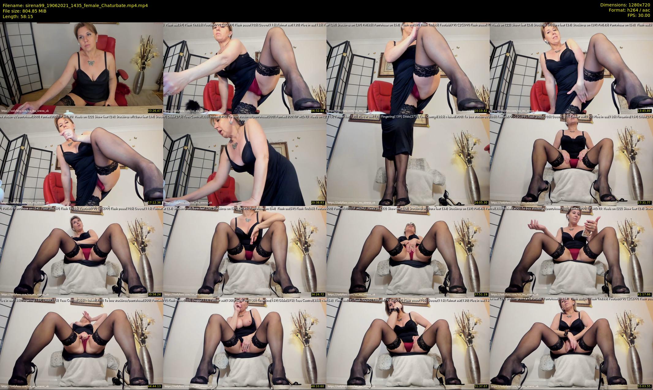 sirena99 — 59 minute Chaturbate female cam show recording, 720p, Jun 19, 2021