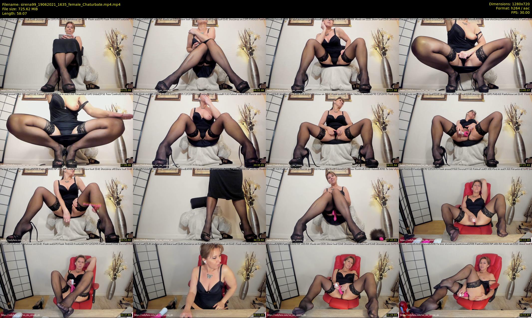 sirena99 — 59 minute Chaturbate female cam show recording, 720p, Jun 19, 2021