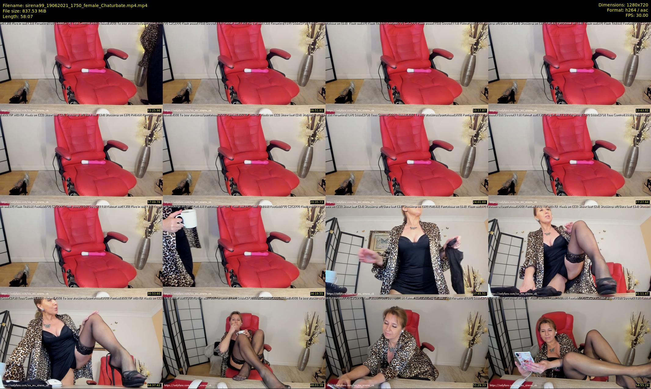 sirena99 — 59 minute Chaturbate female cam show recording, 720p, Jun 19, 2021