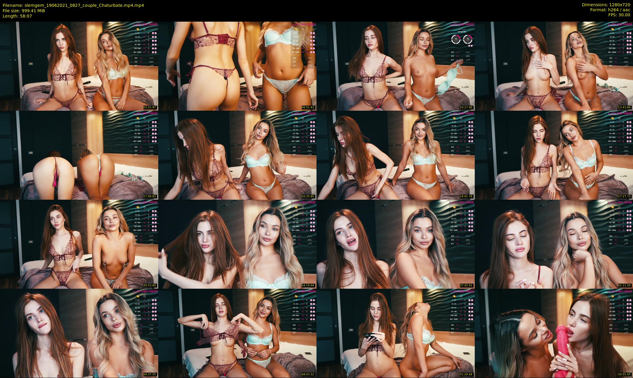 slemgem — 59 minute Chaturbate couple cam show recording, 720p, Jun 19, 2021