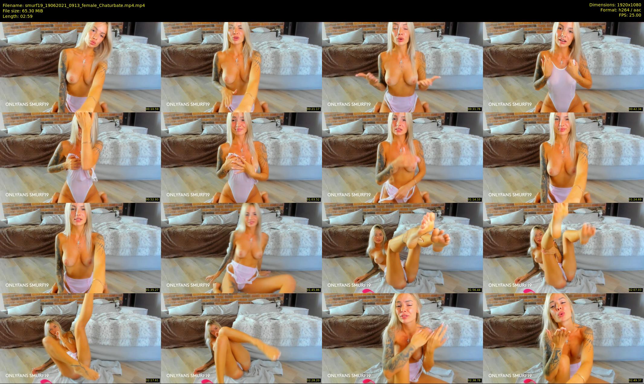 smurf19 — 3 minute Chaturbate female cam show recording, 1080p, Jun 19, 2021