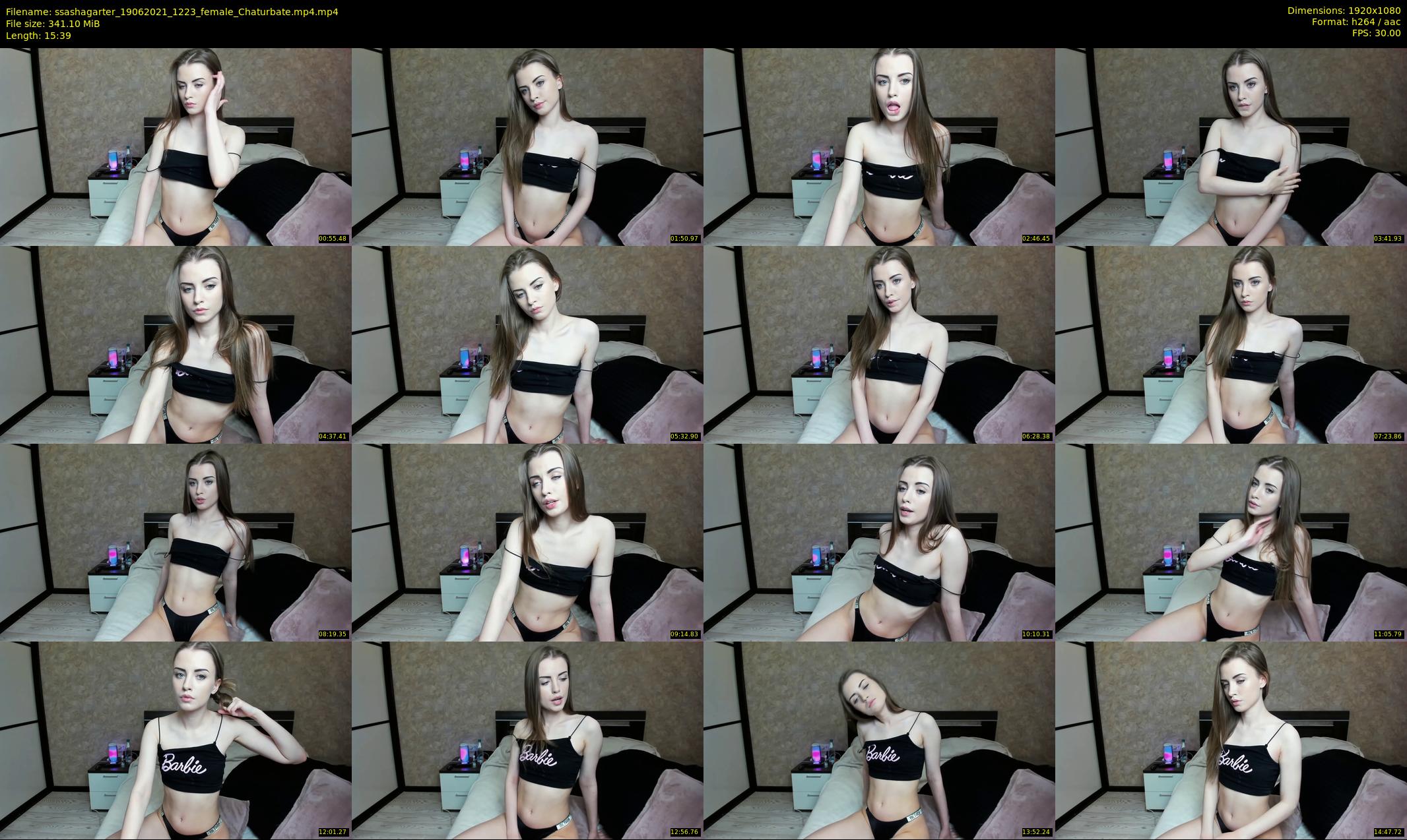 ssashagarter — 16 minute Chaturbate female cam show recording, 1080p, Jun 19, 2021