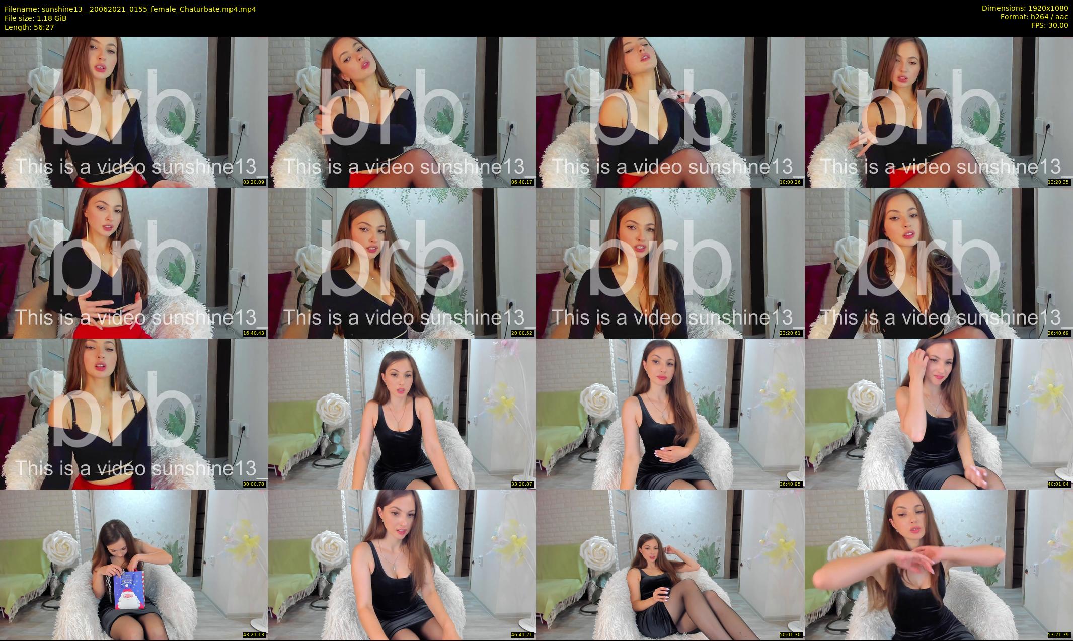 sunshine13_ — 57 minute Chaturbate female cam show recording, 1080p, Jun 20, 2021