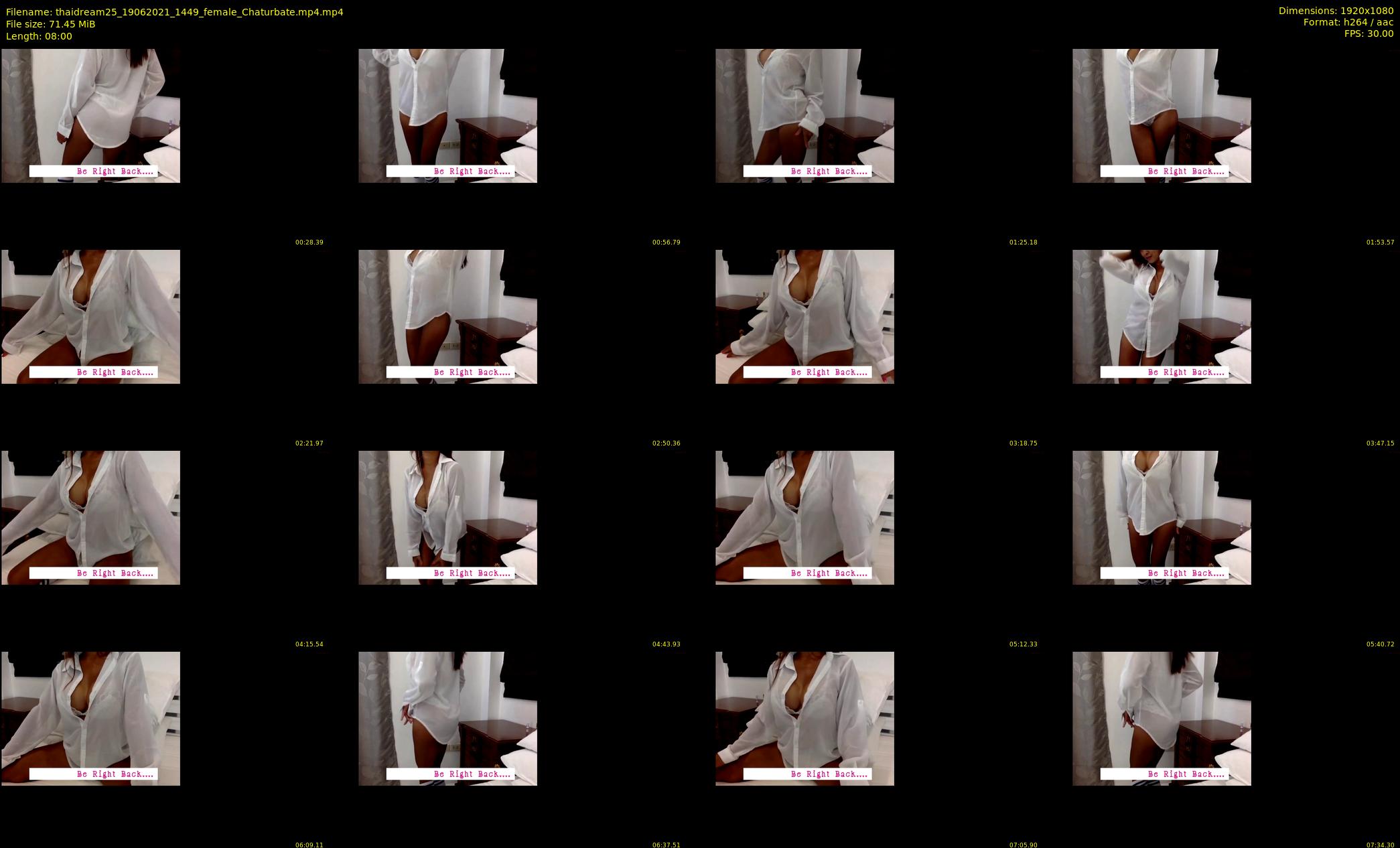 thaidream25 — 8 minute Chaturbate female cam show recording, 1080p, Jun 19, 2021