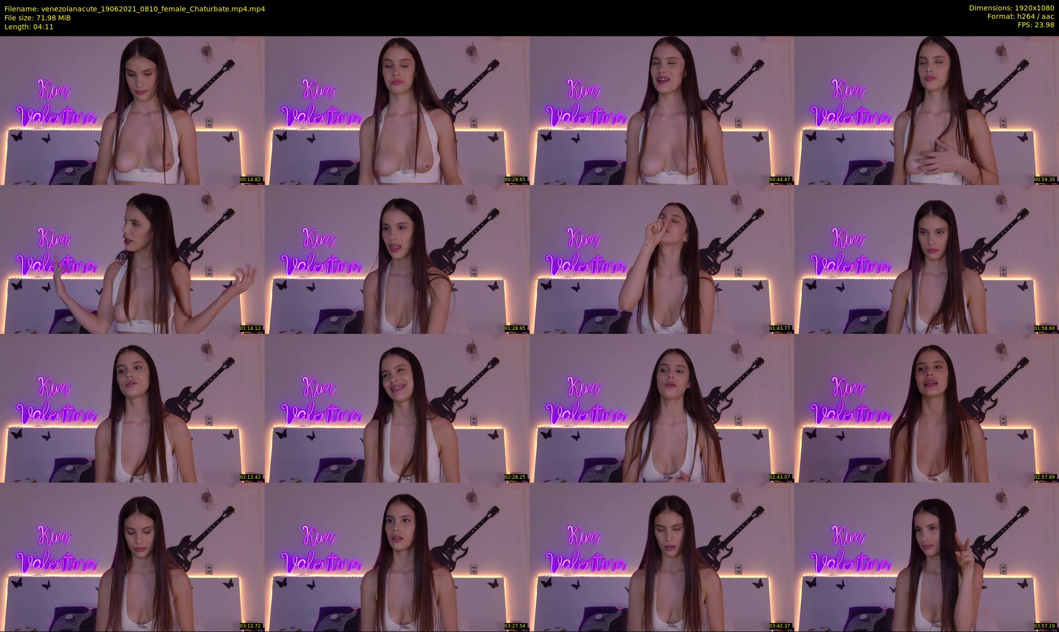 venezolanacute — 5 minute Chaturbate female cam show recording, 1080p, Jun 19, 2021