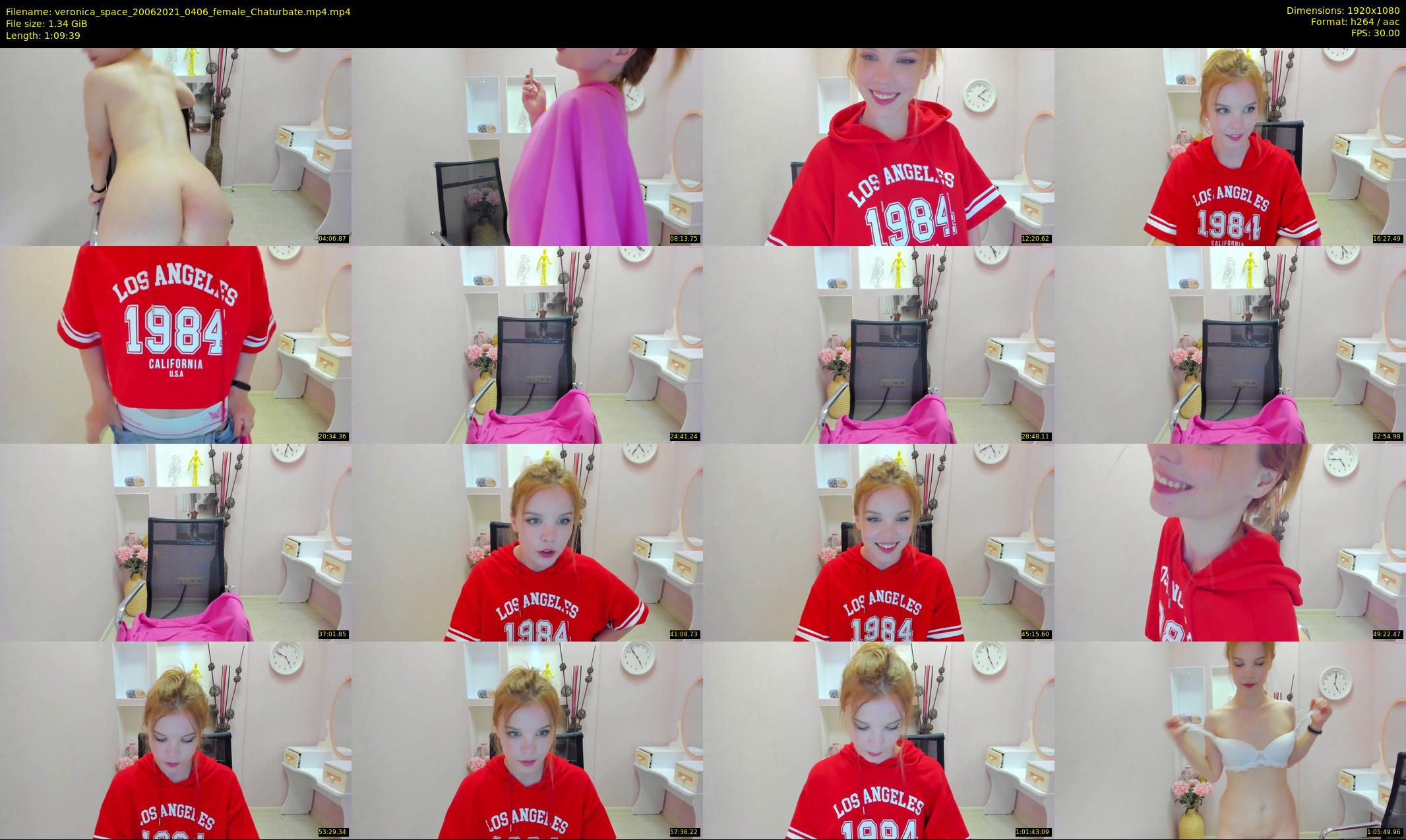 veronica_space — 70 minute Chaturbate female cam show recording, 1080p, Jun 20, 2021