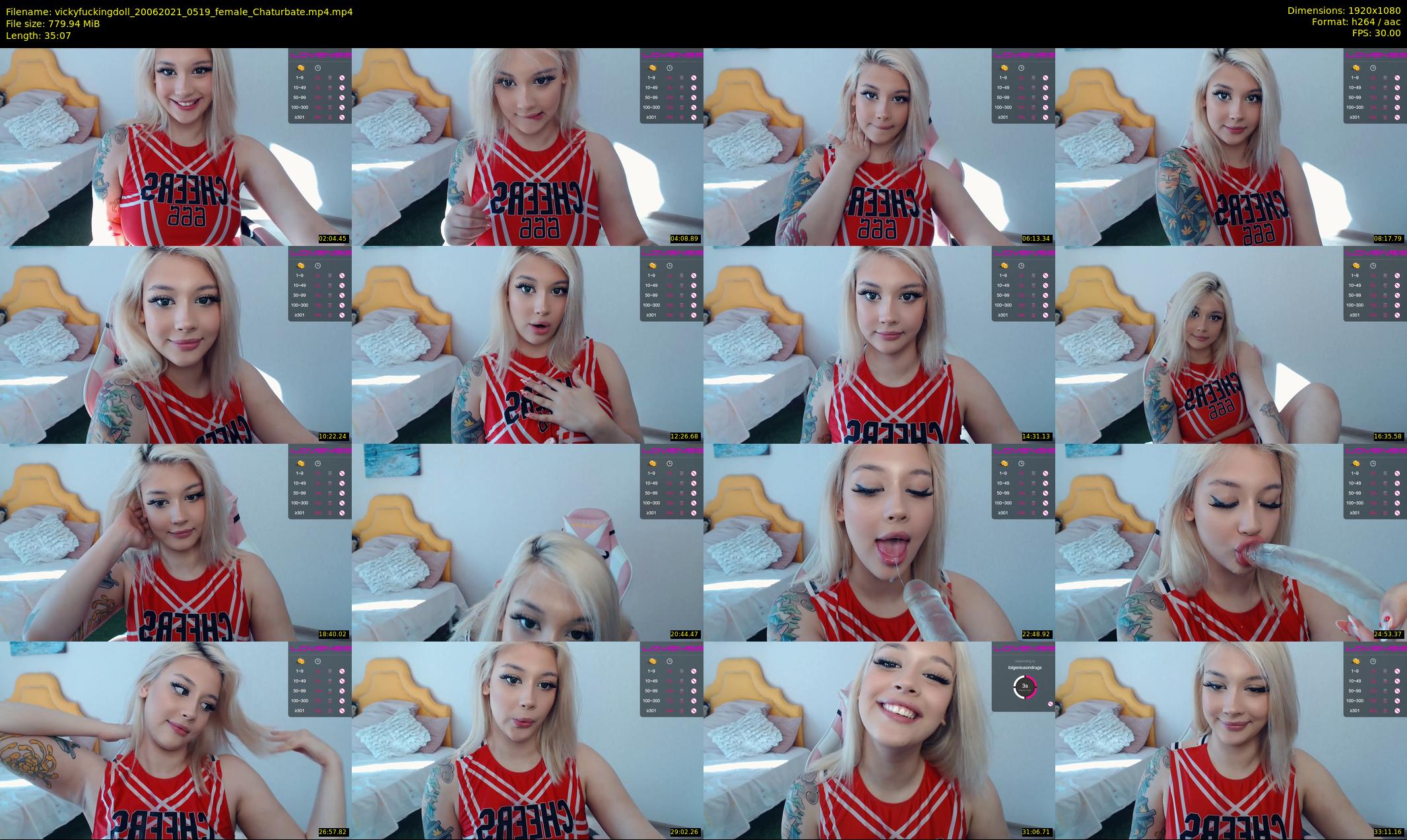 vickyfuckingdoll — 36 minute Chaturbate female cam show recording, 1080p, Jun 20, 2021