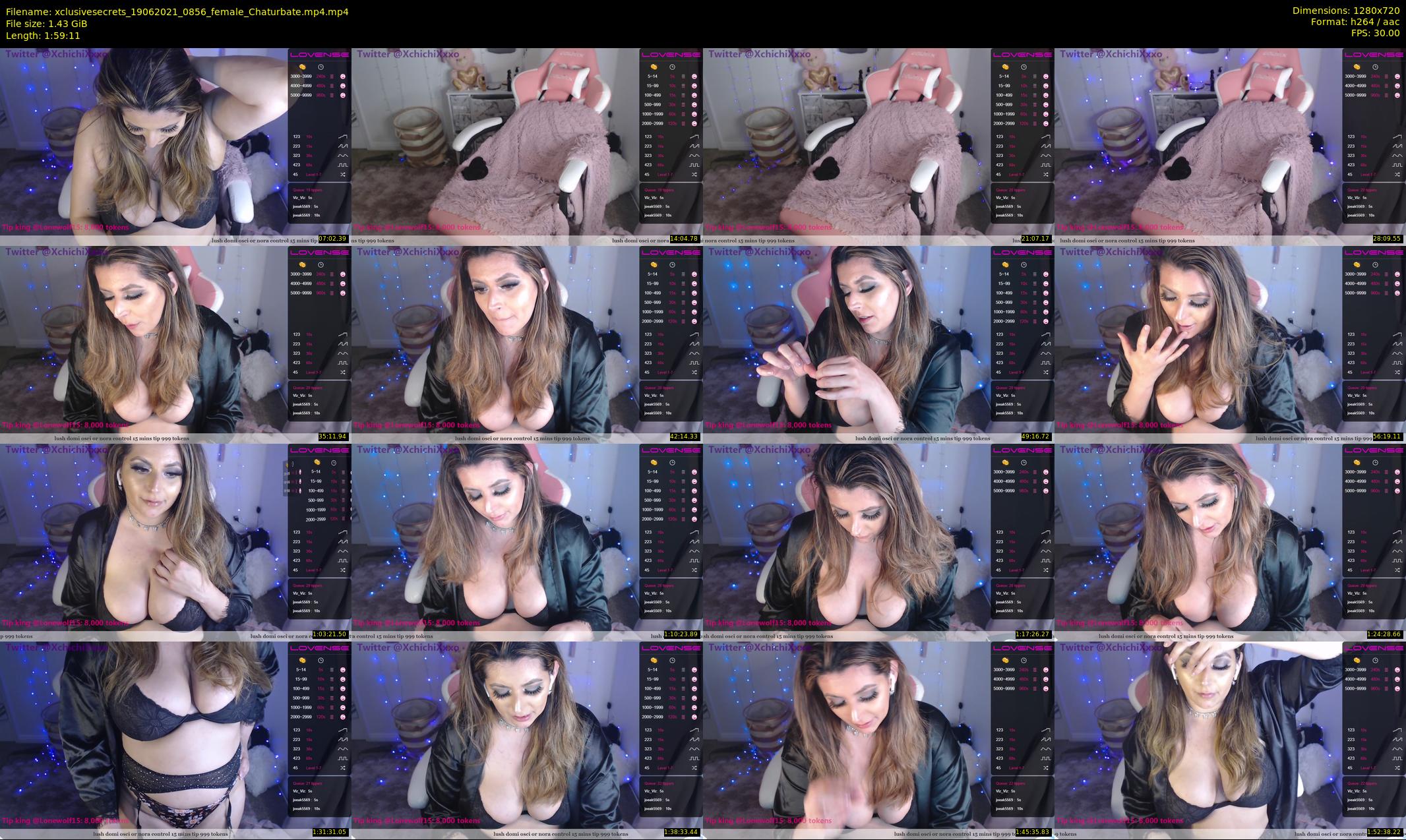 xclusivesecrets — 120 minute Chaturbate female cam show recording, 720p, Jun 19, 2021