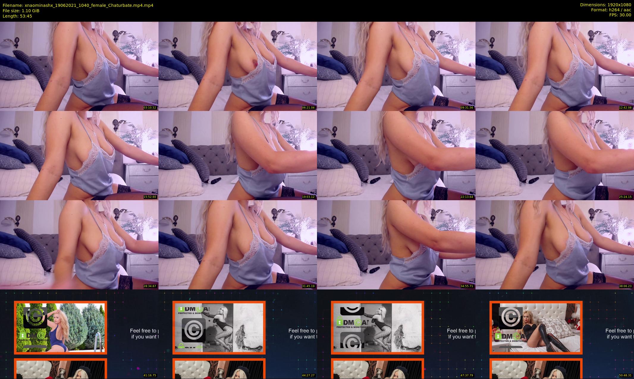 xnaominashx — 54 minute Chaturbate female cam show recording, 1080p, Jun 19, 2021