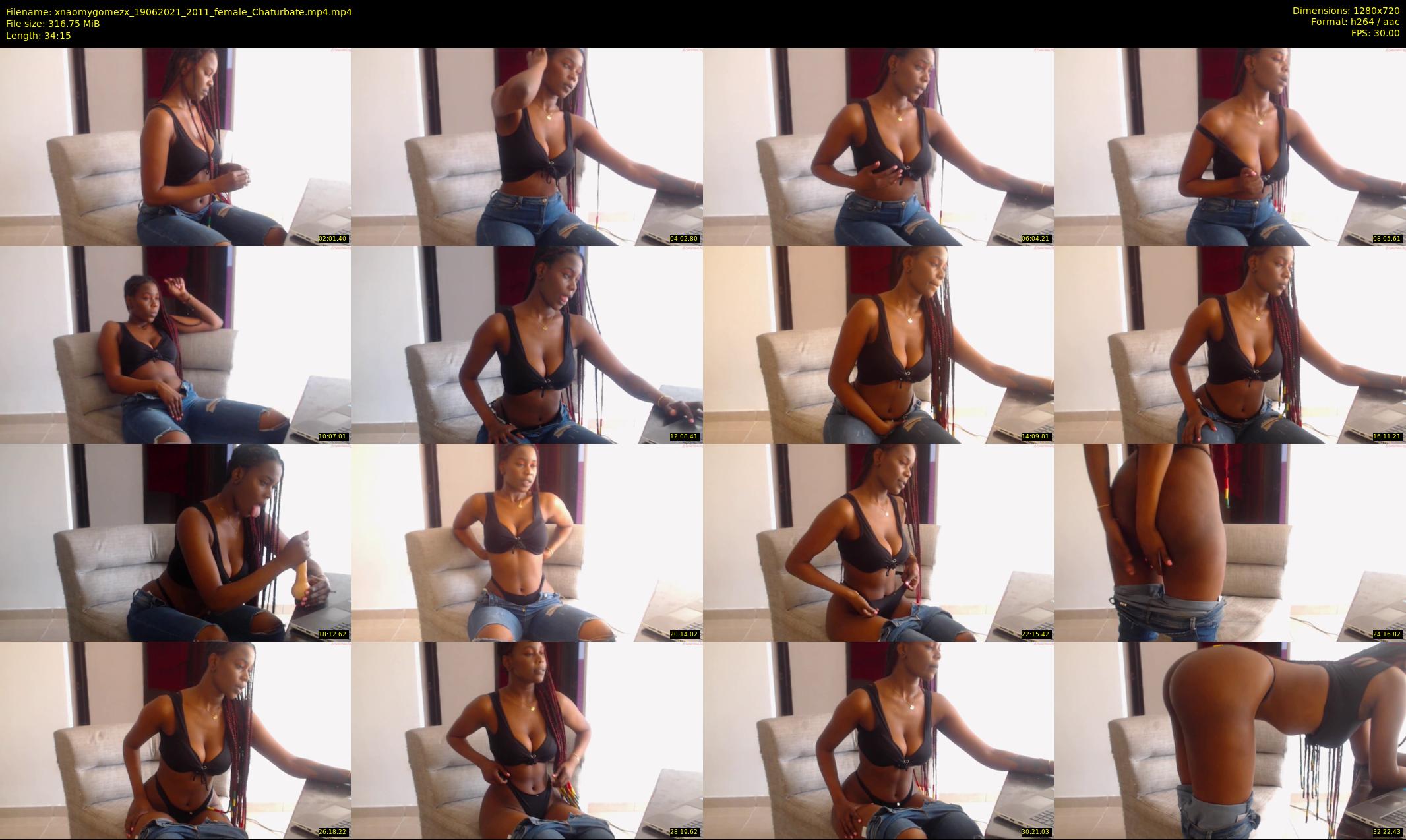 xnaomygomezx — 35 minute Chaturbate female cam show recording, 720p, Jun 19, 2021