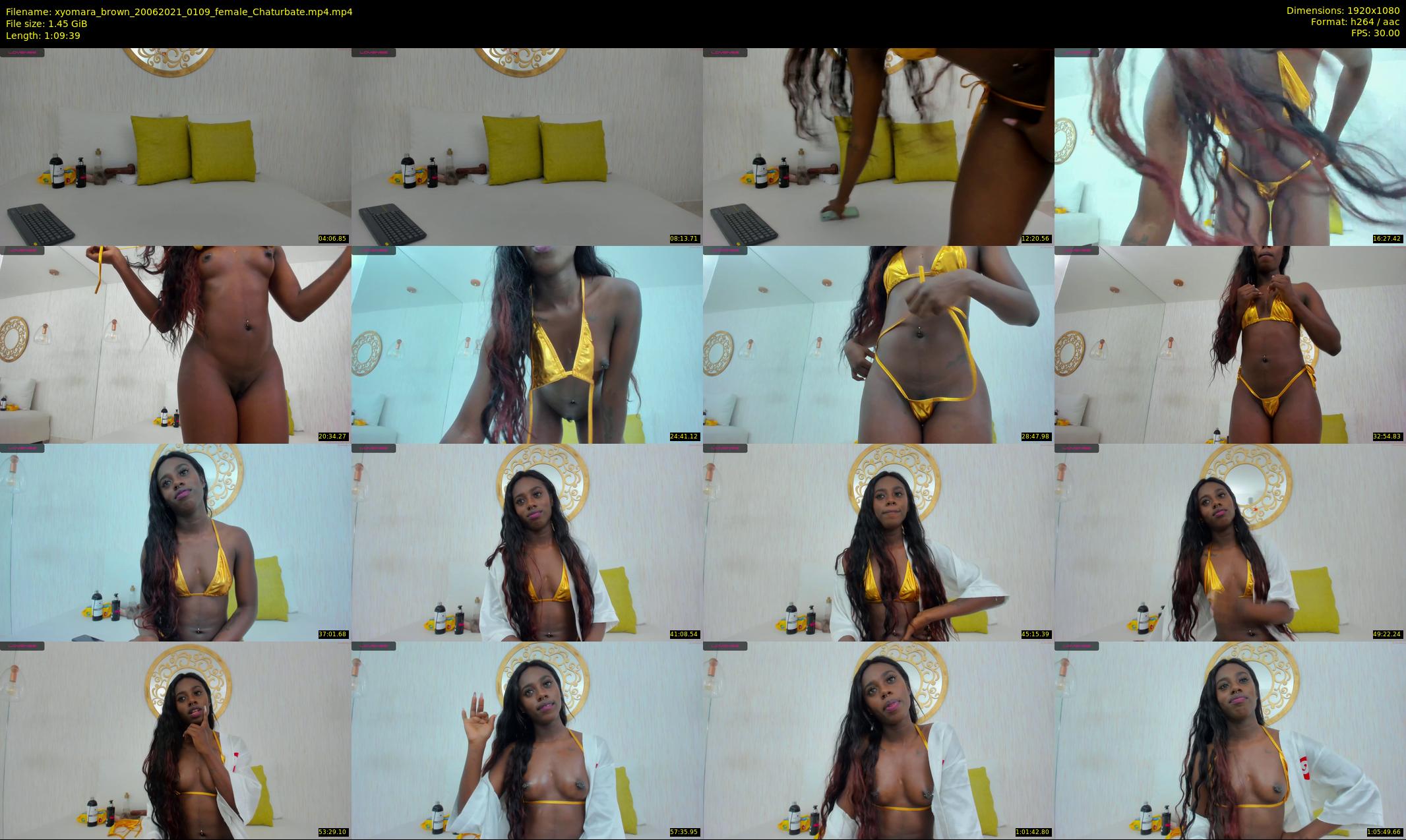 xyomara_brown — 70 minute Chaturbate female cam show recording, 1080p, Jun 20, 2021