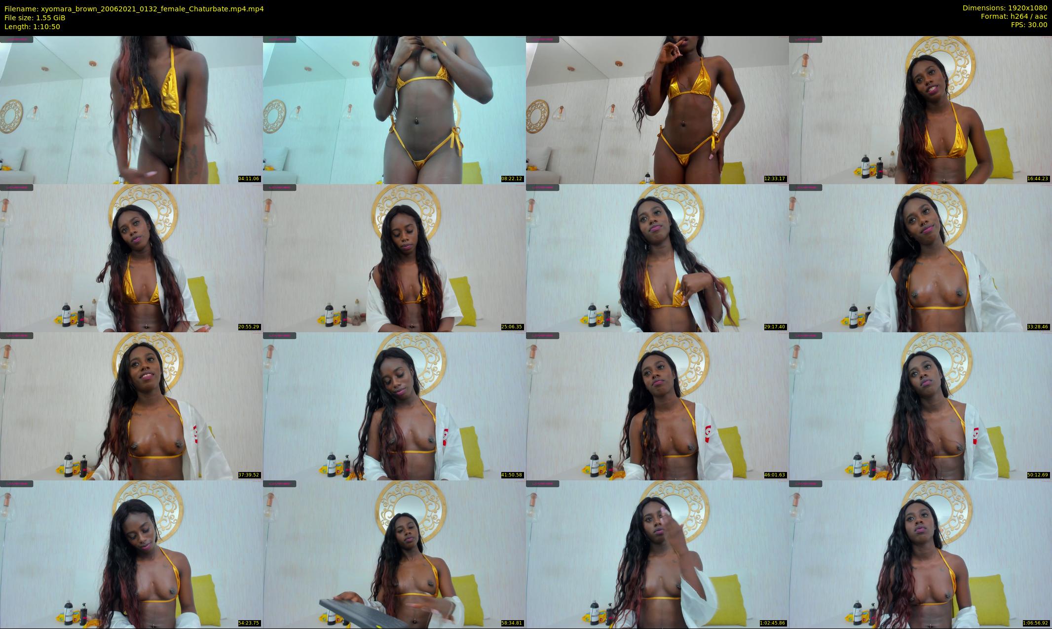 xyomara_brown — 71 minute Chaturbate female cam show recording, 1080p, Jun 20, 2021
