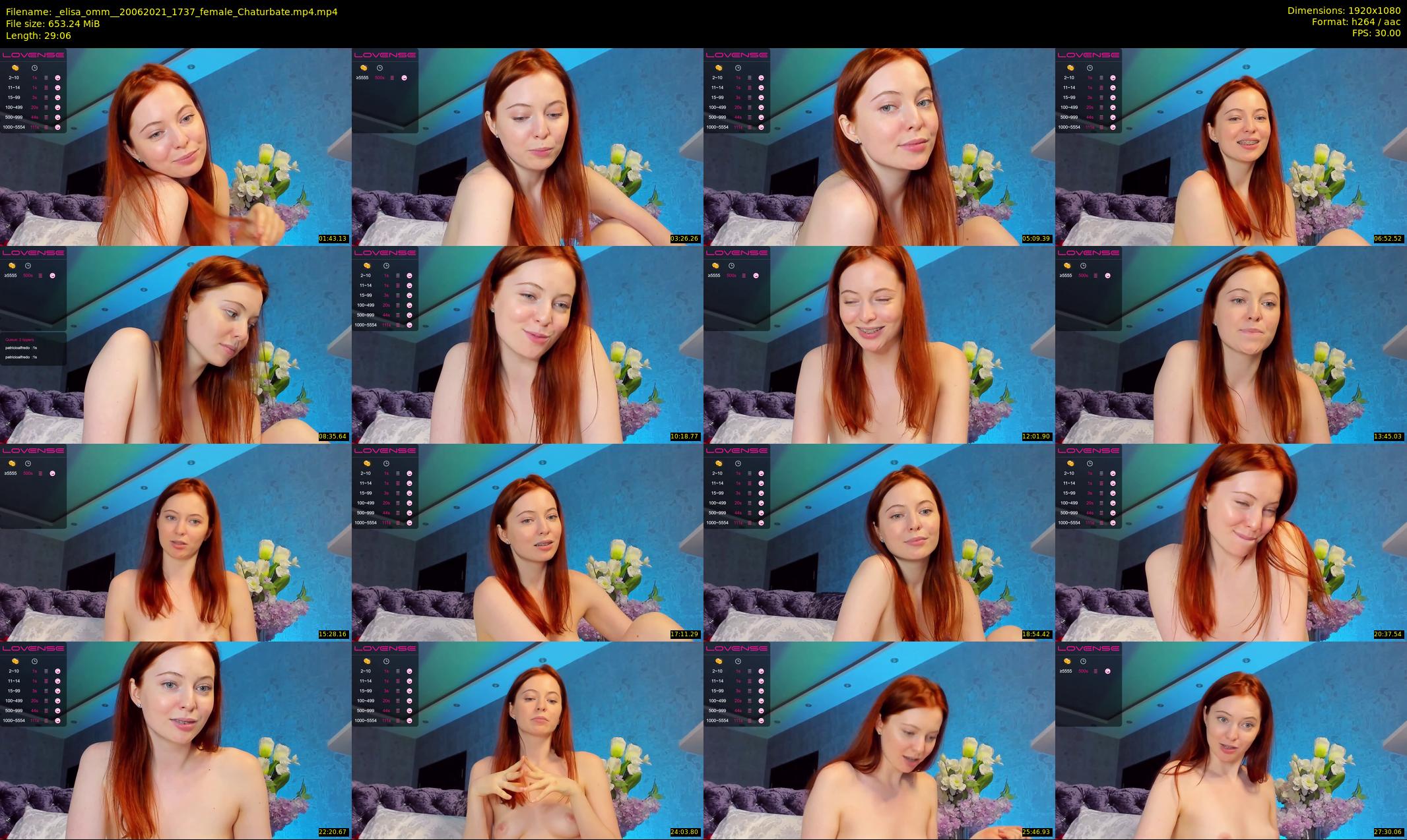 _elisa_omm_ — 30 minute Chaturbate female cam show recording, 1080p, Jun 20, 2021