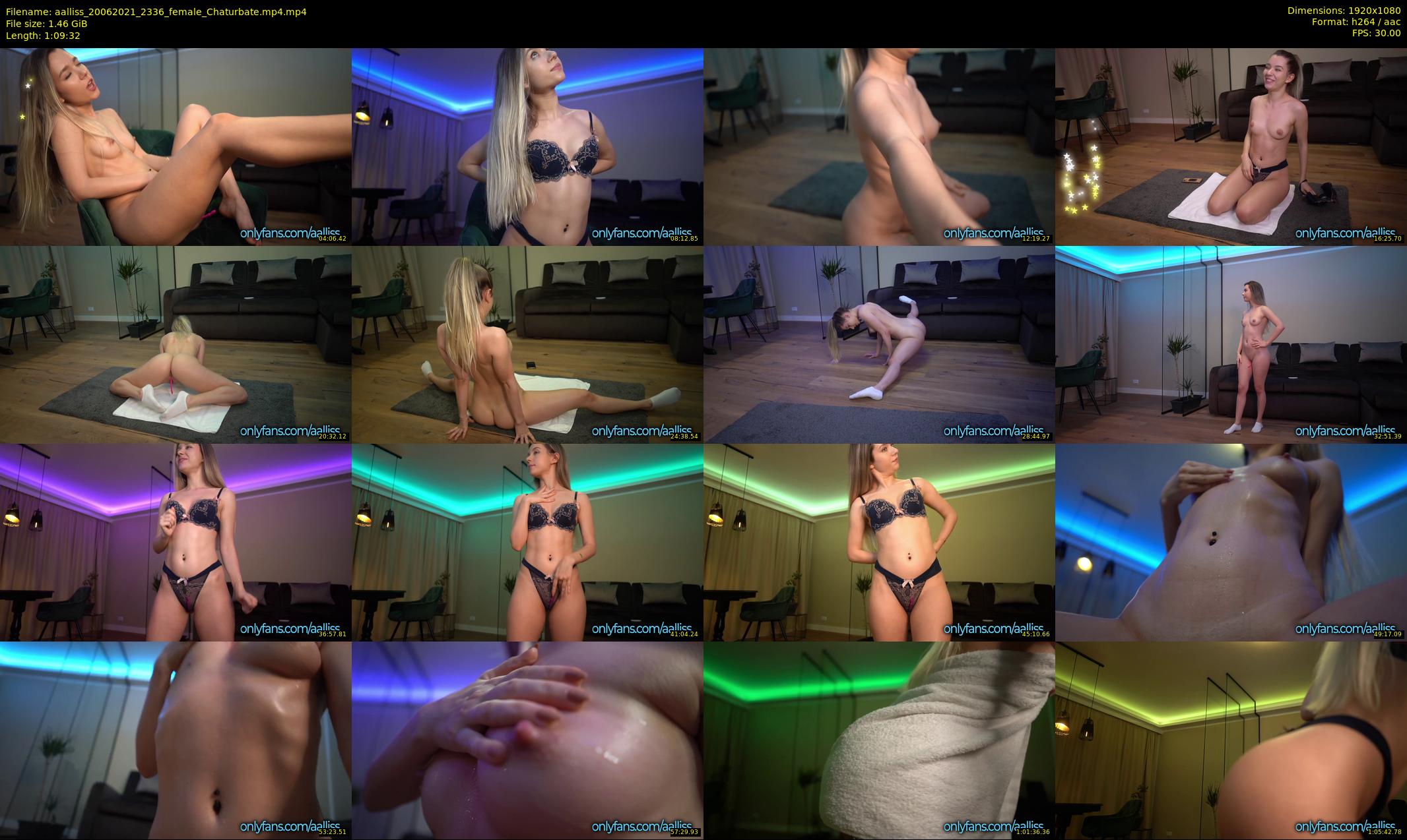 aalliss — 70 minute Chaturbate female cam show recording, 1080p, Jun 20, 2021