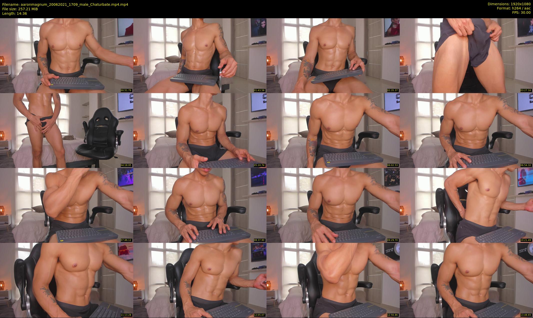 aaronmagnum — 15 minute Chaturbate male cam show recording, 1080p, Jun 20, 2021