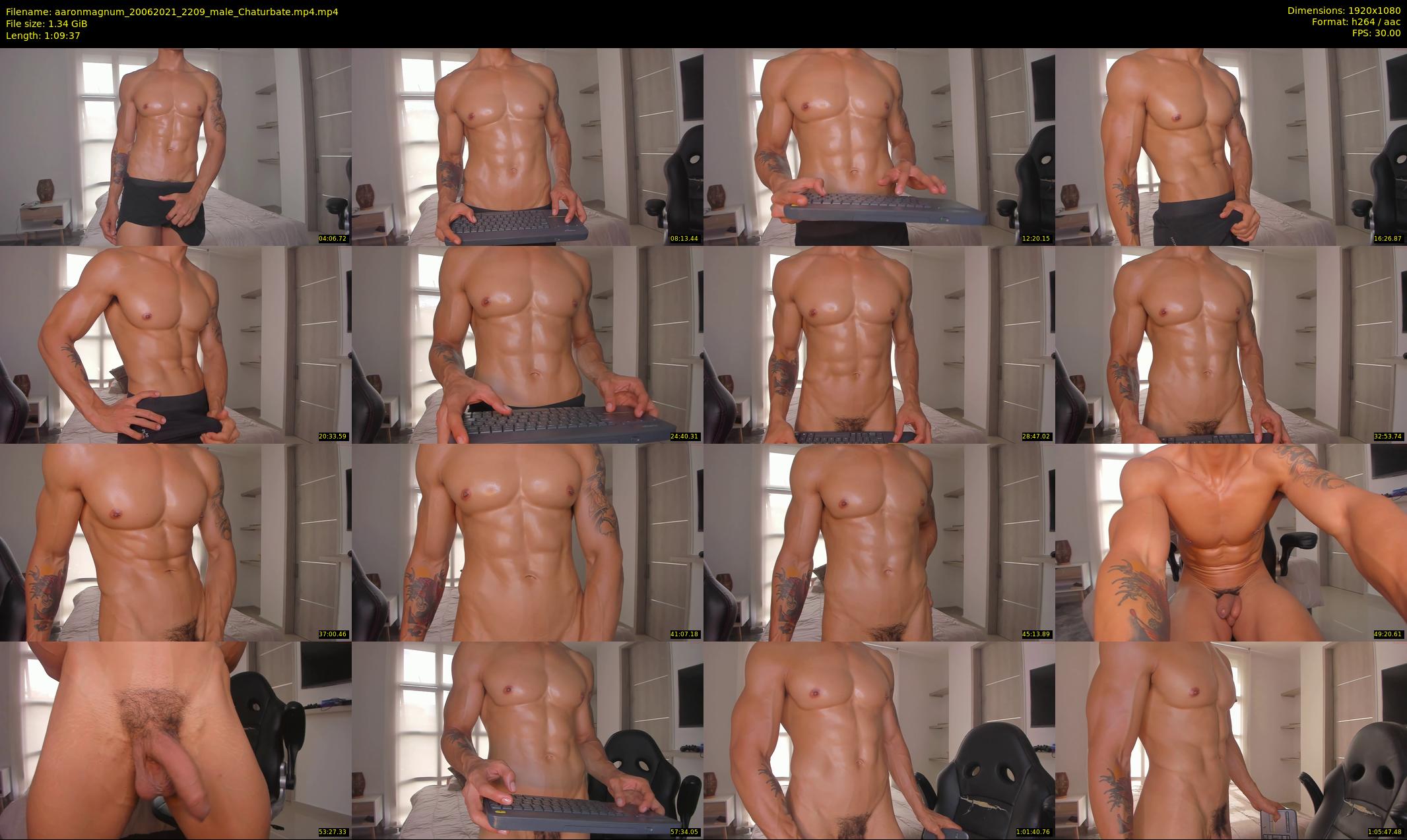 aaronmagnum — 70 minute Chaturbate male cam show recording, 1080p, Jun 20, 2021