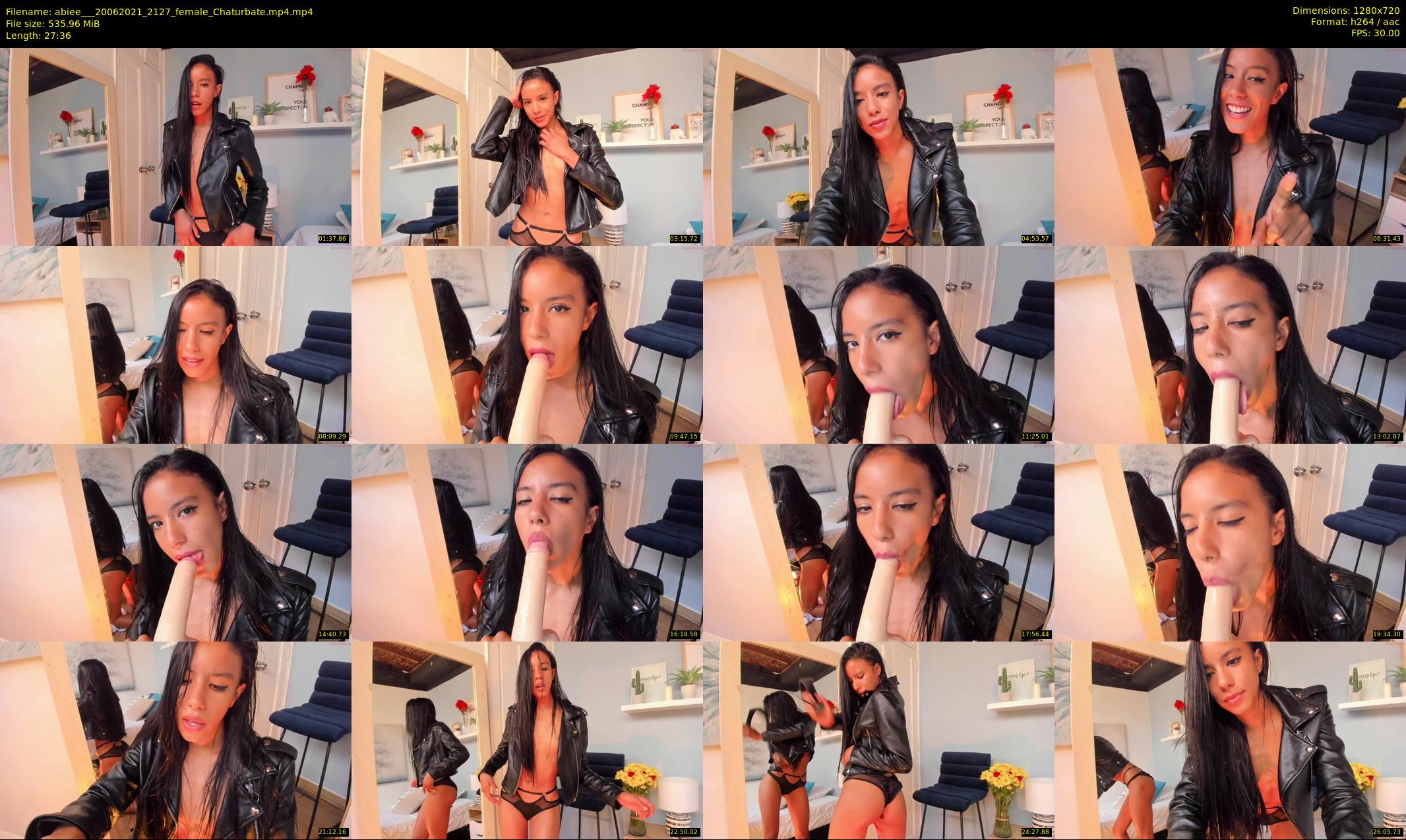 abiee__ — 28 minute Chaturbate female cam show recording, 720p, Jun 20, 2021