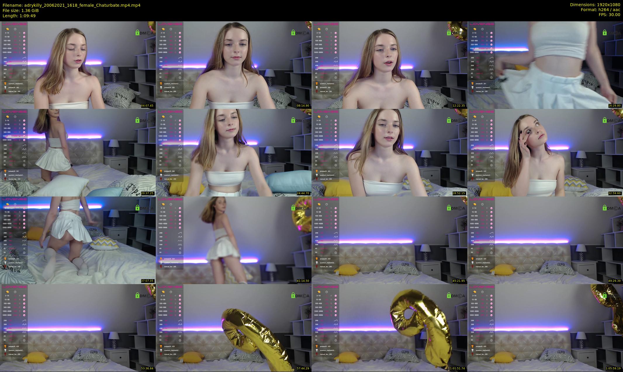 adrykilly — 70 minute Chaturbate female cam show recording, 1080p, Jun 20, 2021