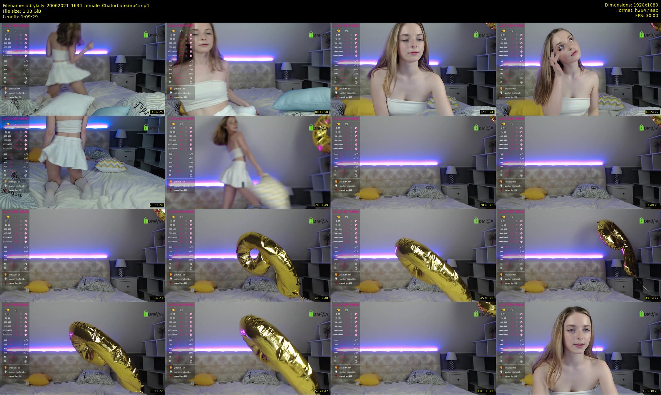 adrykilly — 70 minute Chaturbate female cam show recording, 1080p, Jun 20, 2021