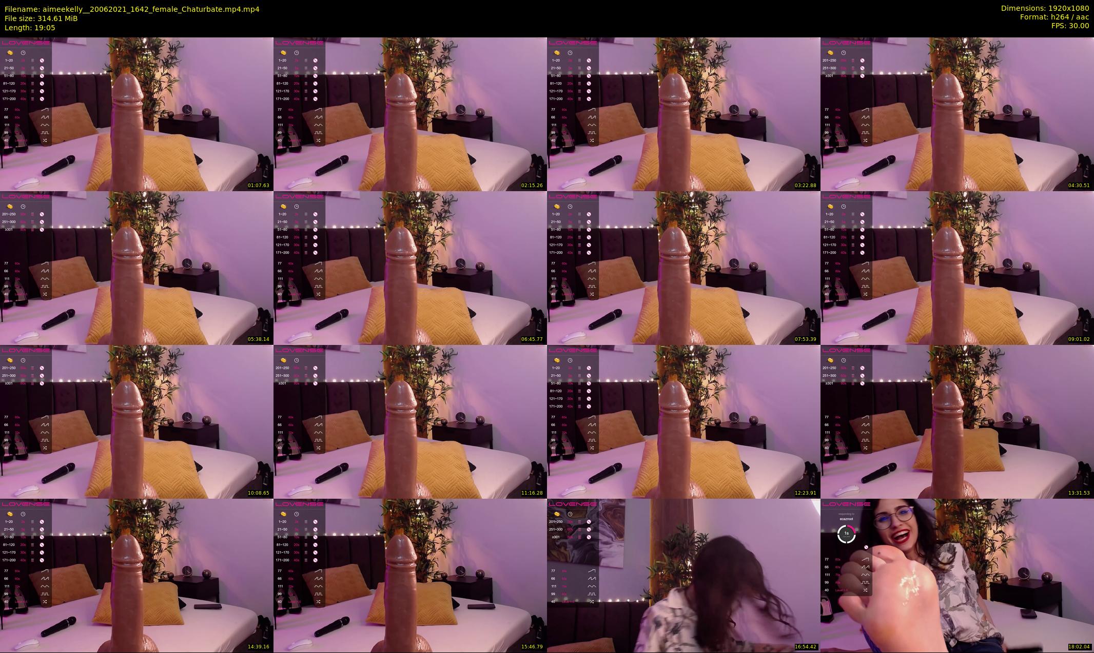 aimeekelly_ — 20 minute Chaturbate female cam show recording, 1080p, Jun 20, 2021