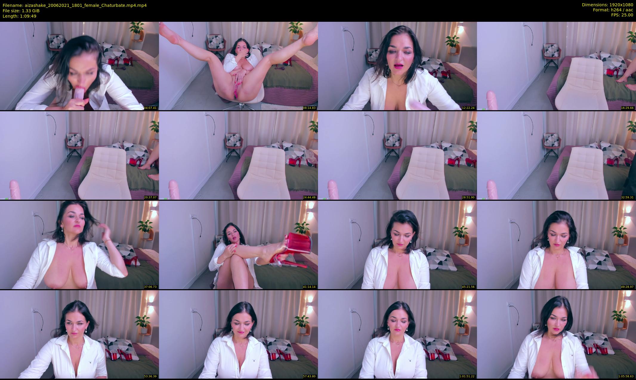aizashake — 70 minute Chaturbate female cam show recording, 1080p, Jun 20, 2021