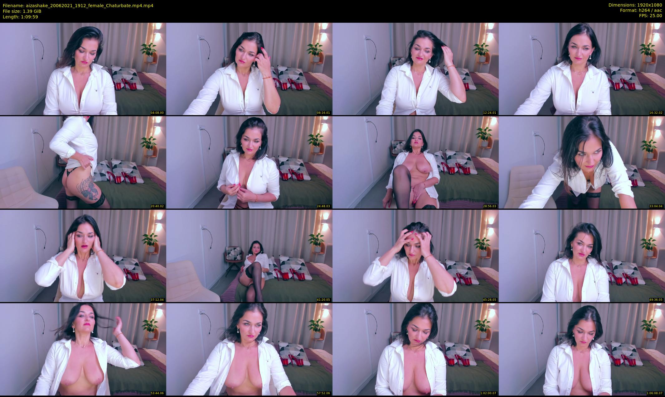 aizashake — 70 minute Chaturbate female cam show recording, 1080p, Jun 20, 2021