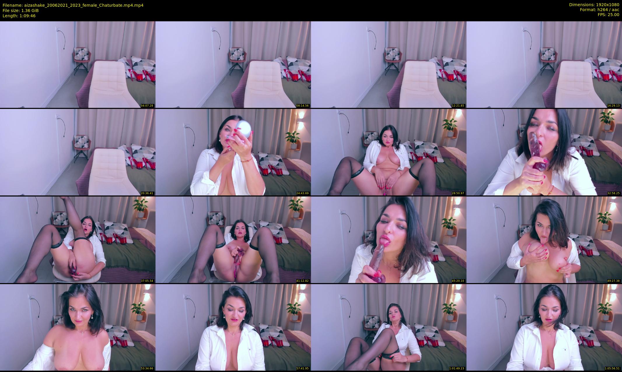 aizashake — 70 minute Chaturbate female cam show recording, 1080p, Jun 20, 2021