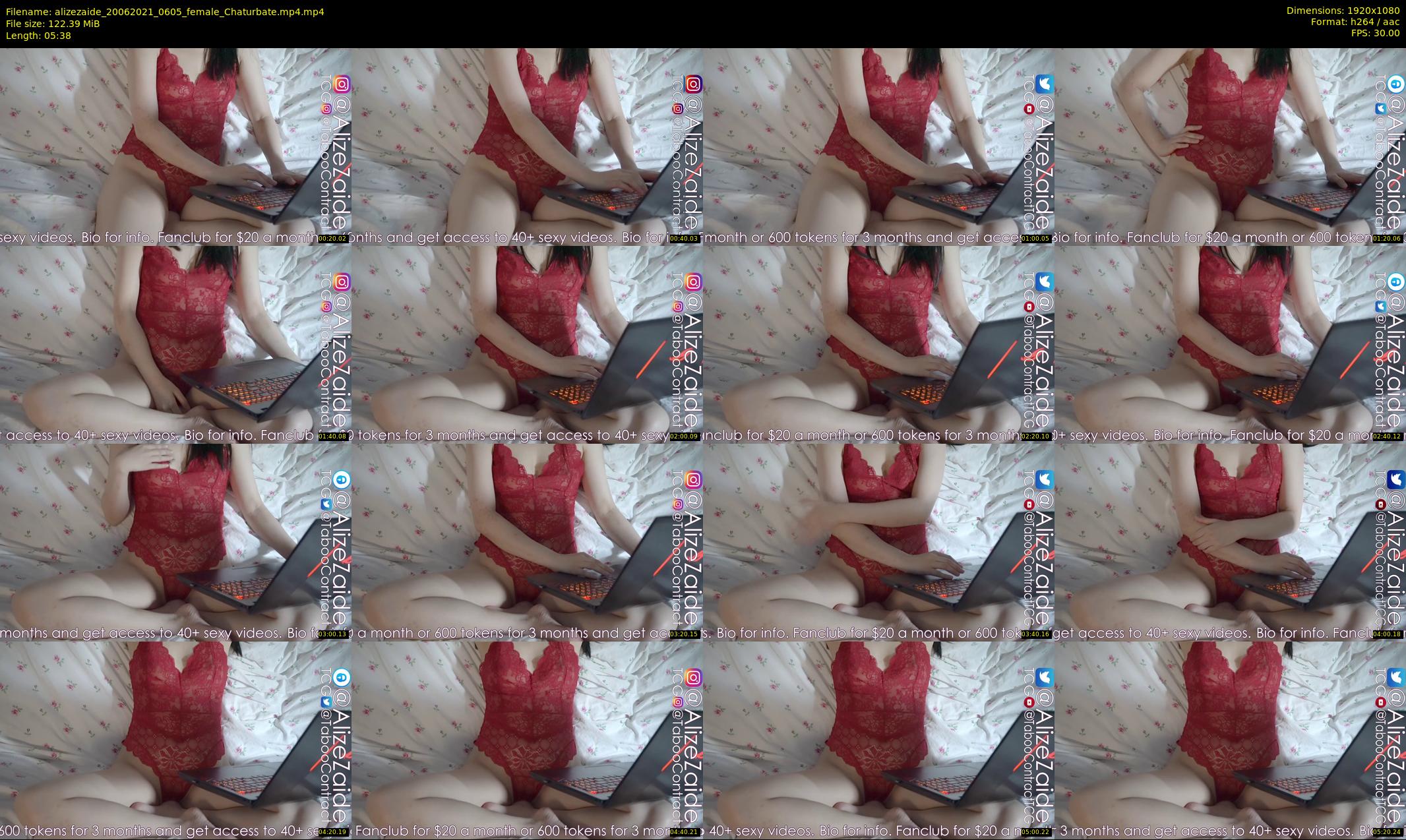 alizezaide — 6 minute Chaturbate female cam show recording, 1080p, Jun 20, 2021