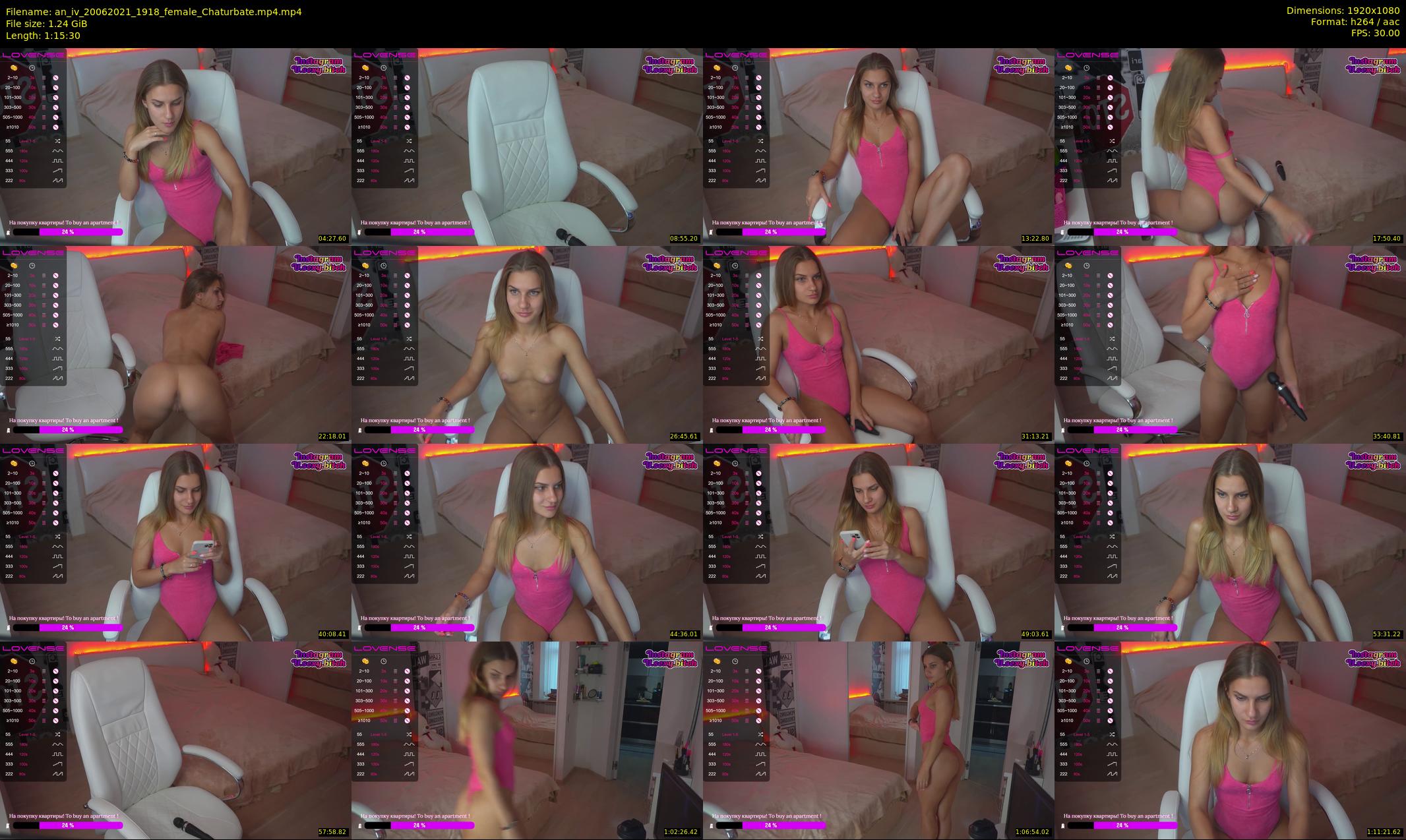 an_iv — 76 minute Chaturbate female cam show recording, 1080p, Jun 20, 2021
