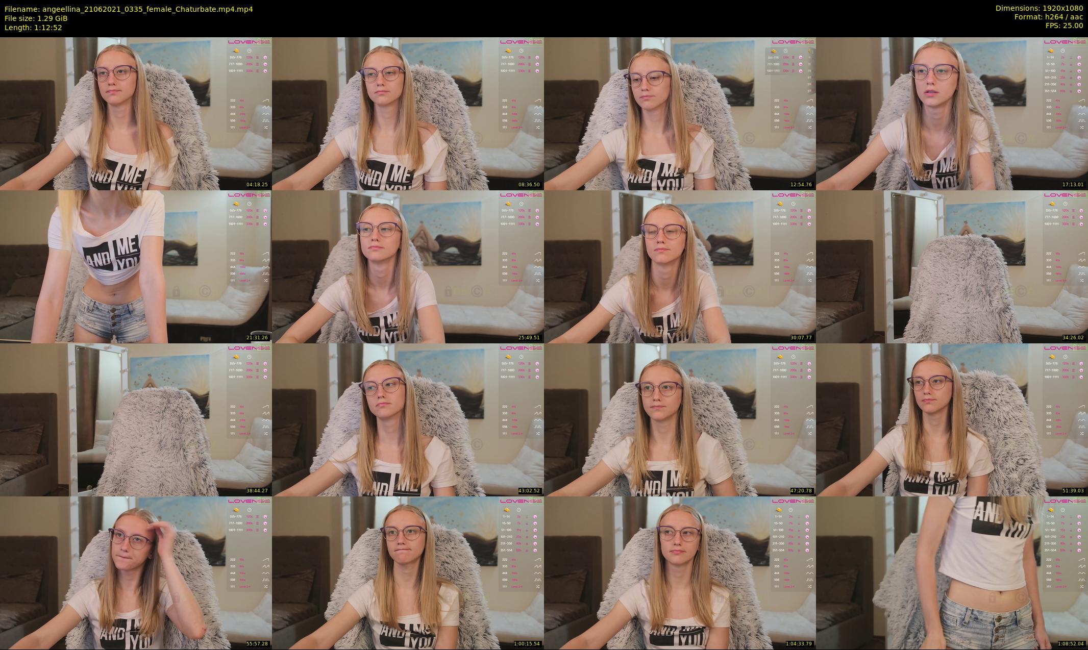 angeellina — 73 minute Chaturbate female cam show recording, 1080p, Jun 21, 2021