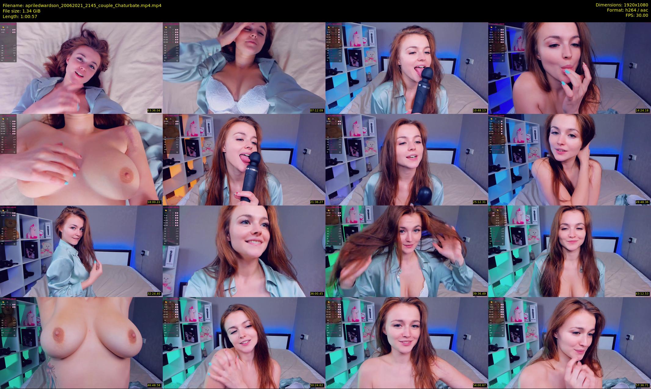 apriledwardson — 61 minute Chaturbate couple cam show recording, 1080p, Jun 20, 2021