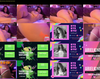 arielking69 — 4 minute Chaturbate female cam show recording, 1080p, Jun 20, 2021