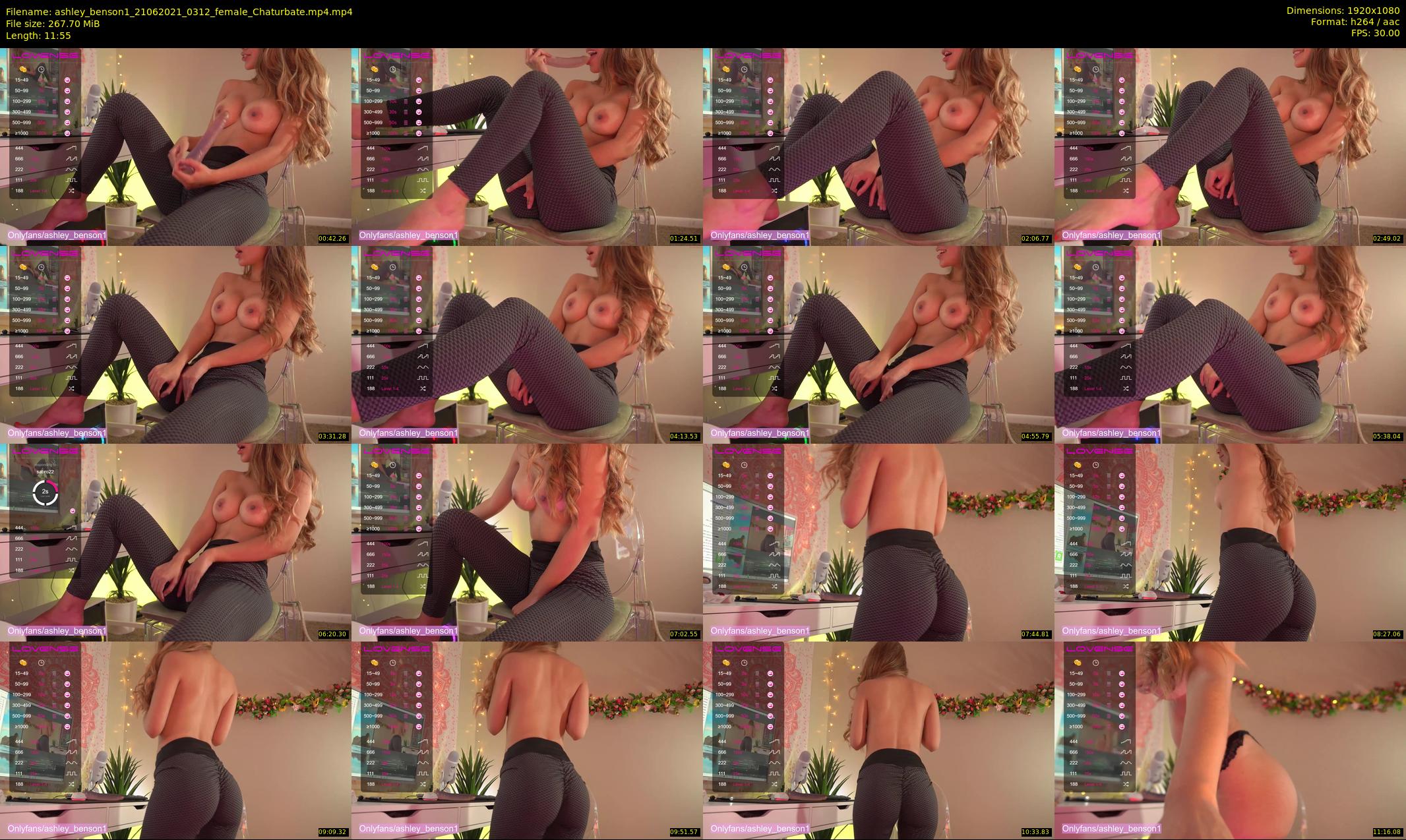 ashley_benson1 — 12 minute Chaturbate female cam show recording, 1080p, Jun 21, 2021