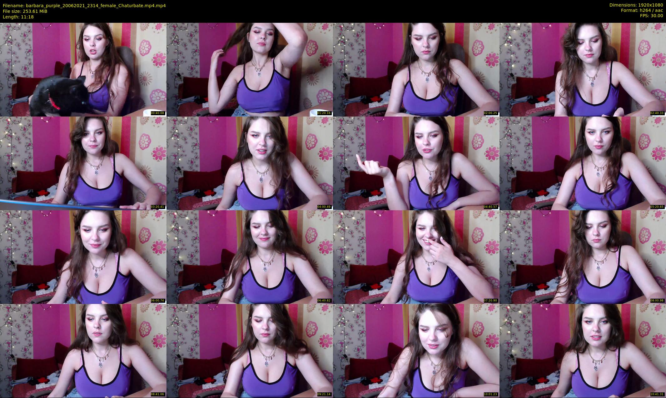 barbara_purple — 12 minute Chaturbate female cam show recording, 1080p, Jun 20, 2021