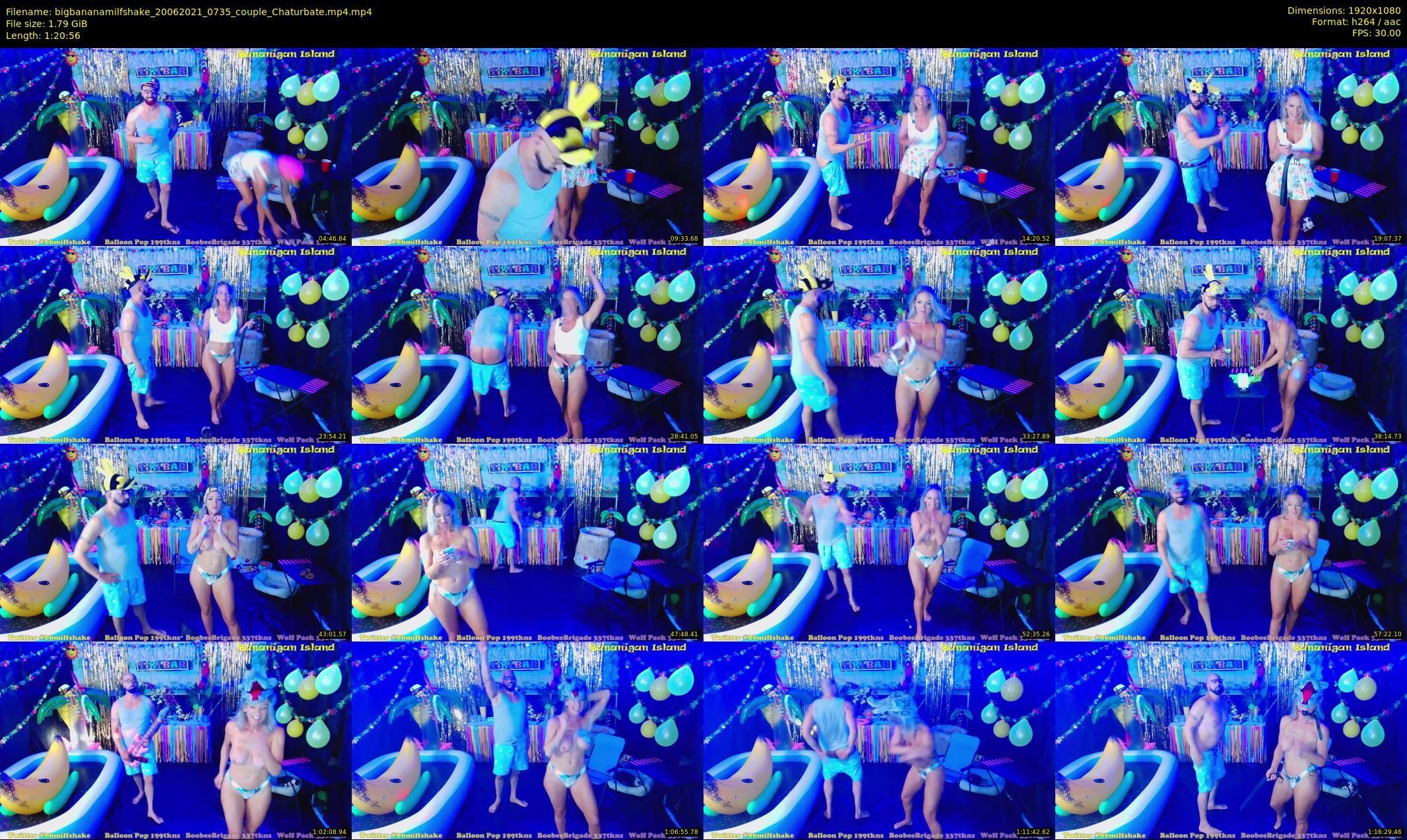 bigbananamilfshake — 81 minute Chaturbate couple cam show recording, 1080p, Jun 20, 2021