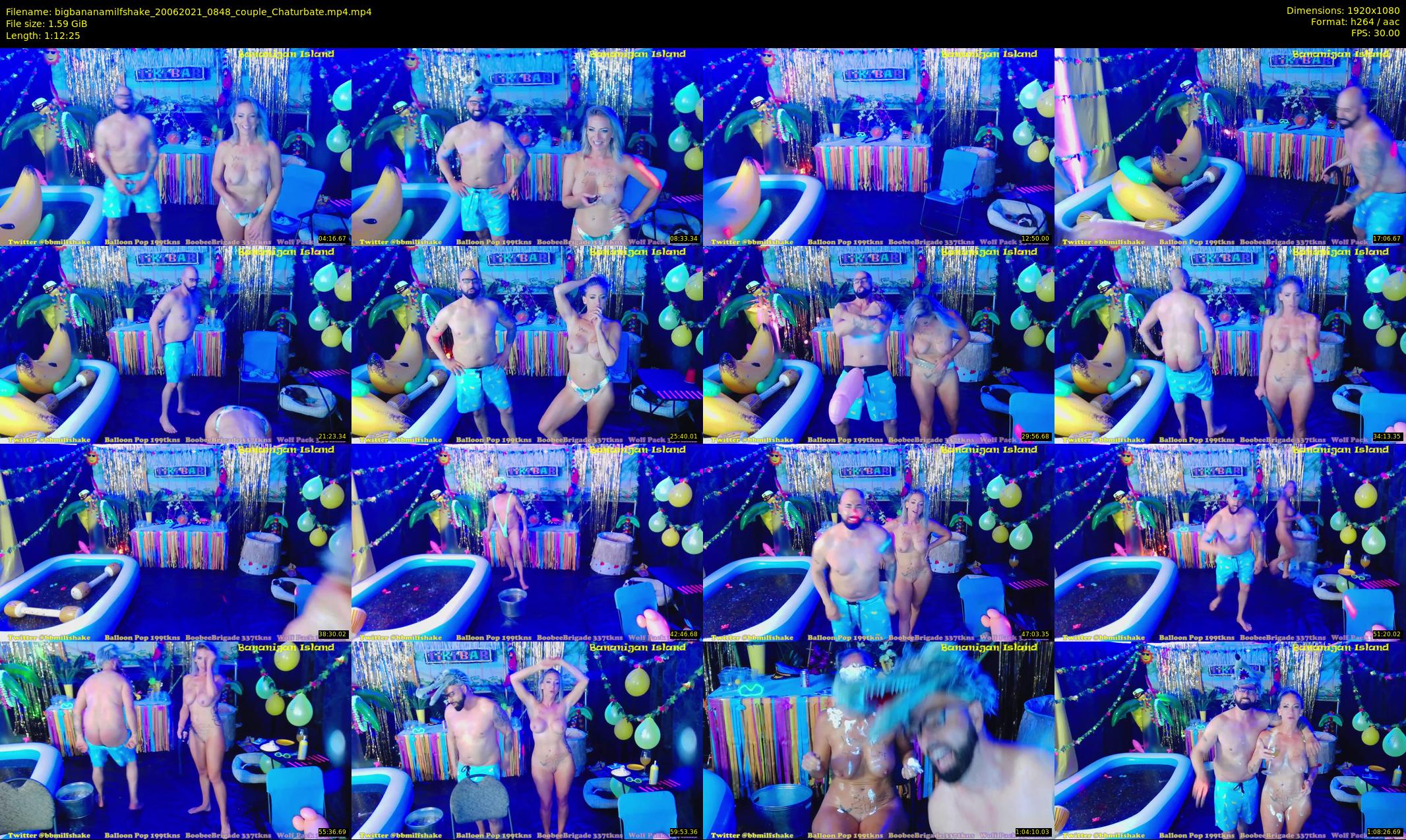 bigbananamilfshake — 73 minute Chaturbate couple cam show recording, 1080p, Jun 20, 2021