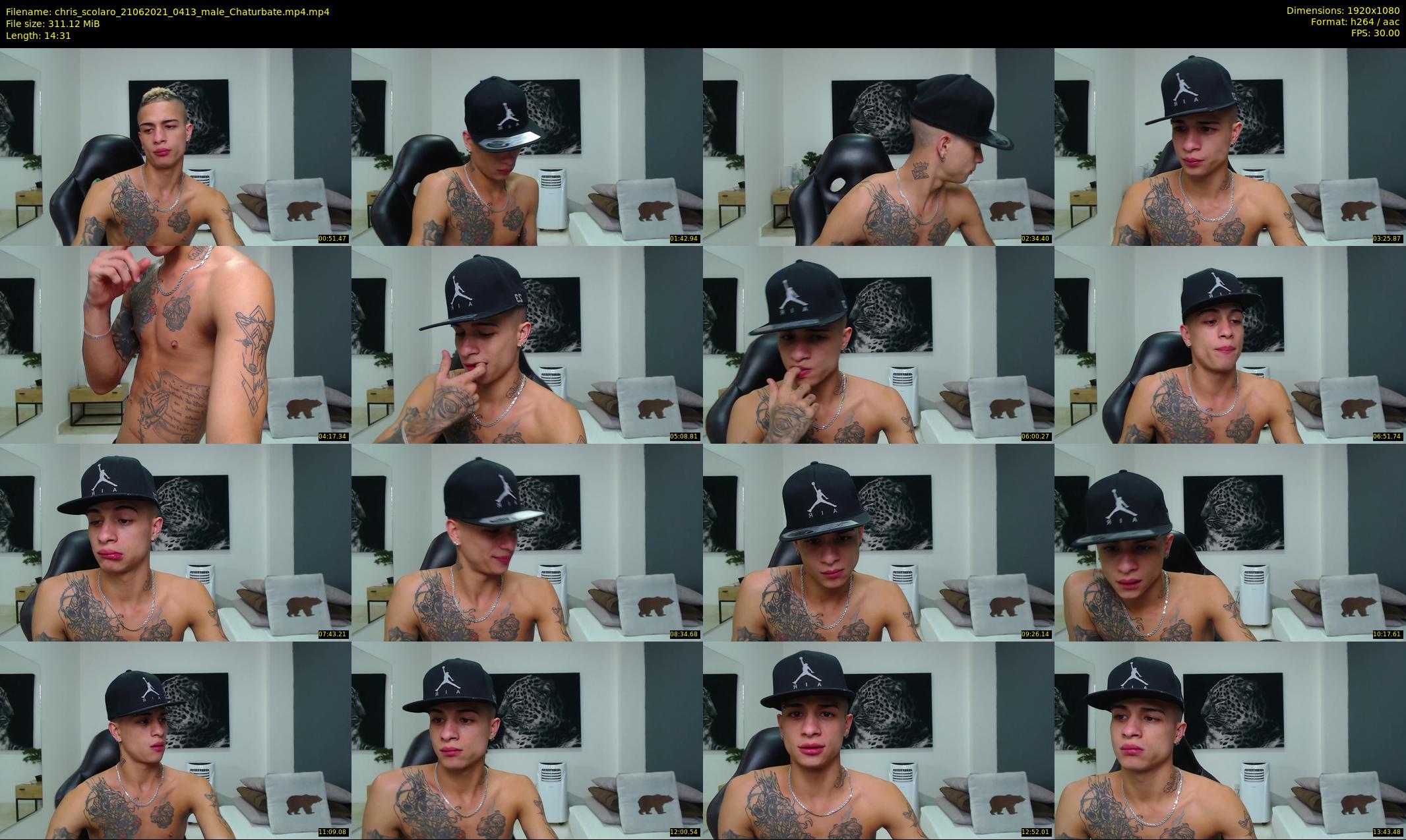 chris_scolaro — 15 minute Chaturbate male cam show recording, 1080p, Jun 21, 2021