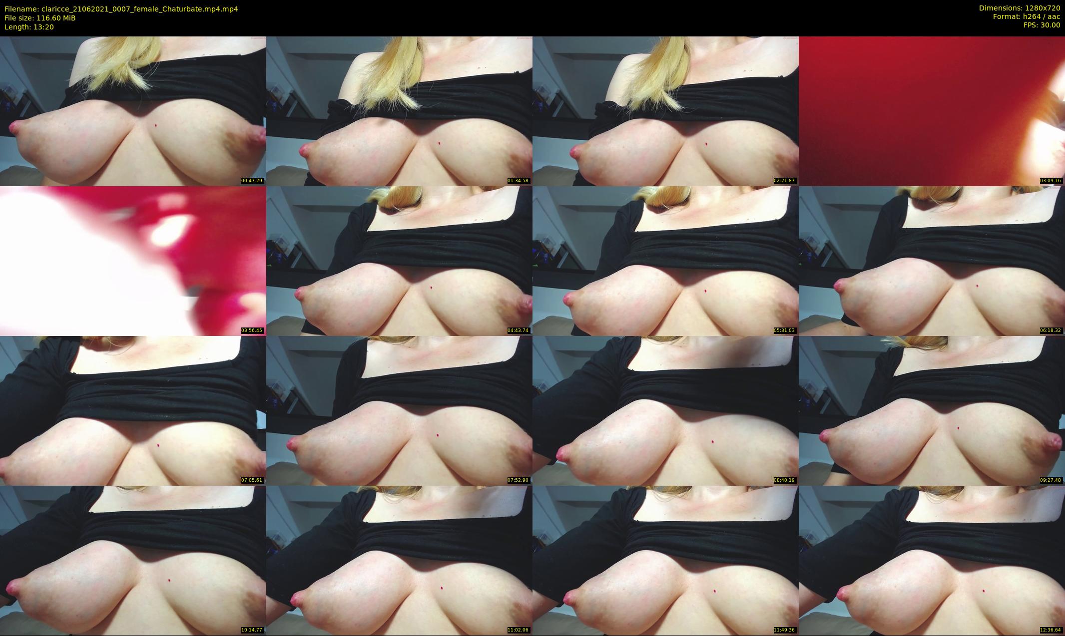 claricce — 14 minute Chaturbate female cam show recording, 720p, Jun 21, 2021
