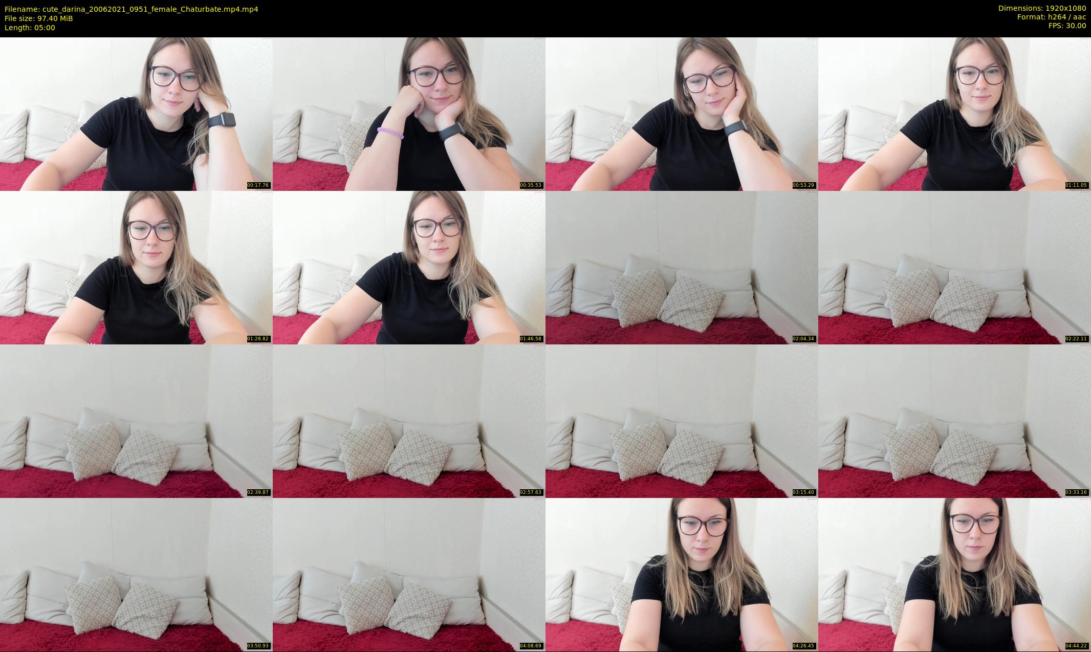 cute_darina — 5 minute Chaturbate female cam show recording, 1080p, Jun 20, 2021