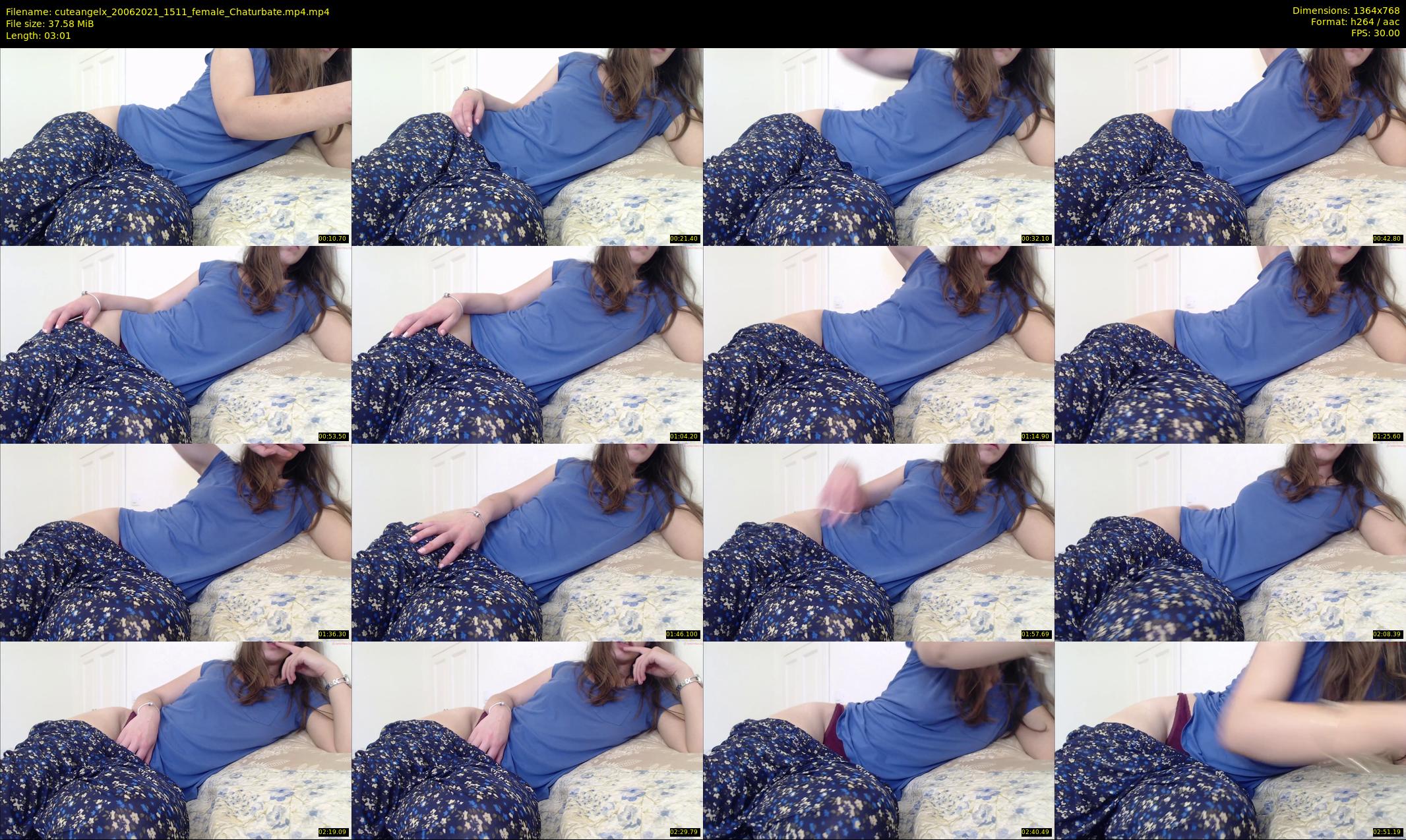 cuteangelx — 4 minute Chaturbate female cam show recording, 720p, Jun 20, 2021