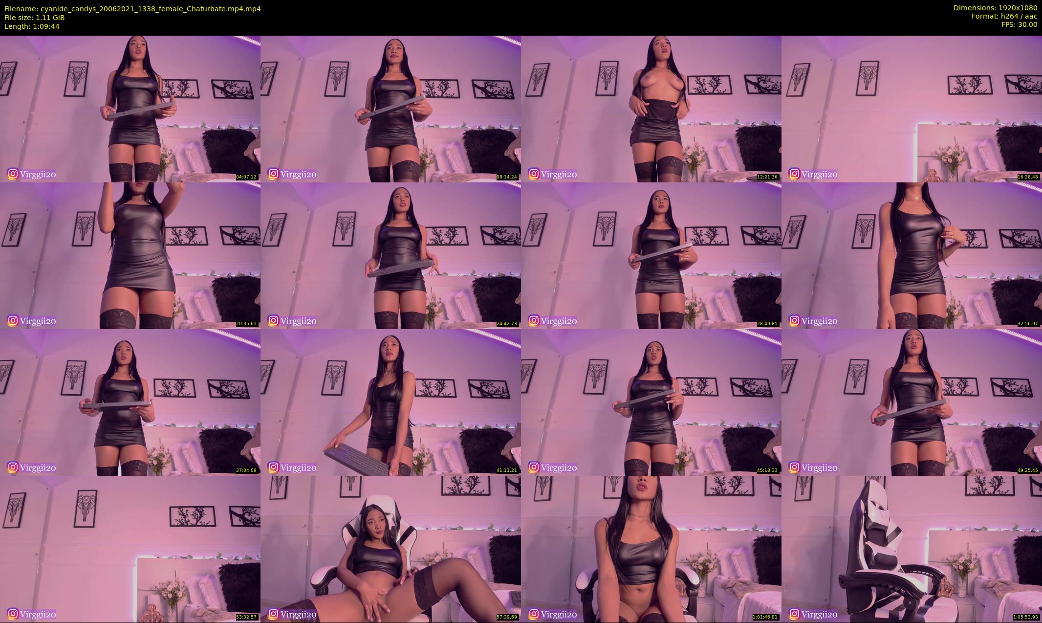cyanide_candys — 70 minute Chaturbate female cam show recording, 1080p, Jun 20, 2021