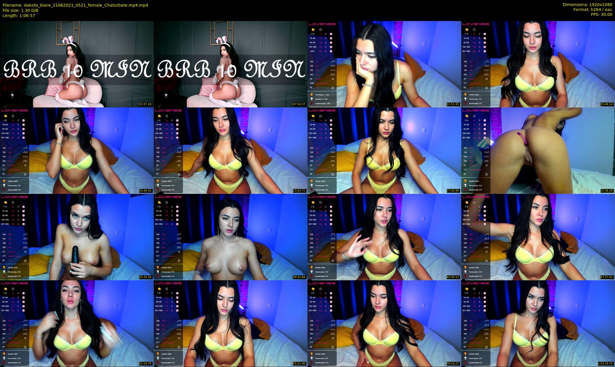 dakota_blare — 67 minute Chaturbate female cam show recording, 1080p, Jun 21, 2021